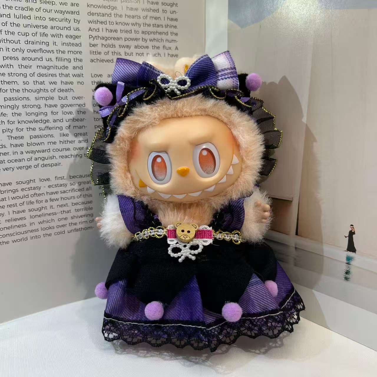 Nocturne's Lolita Waltz set-for 17cm Dolls (Labubu-Optimized Fit）