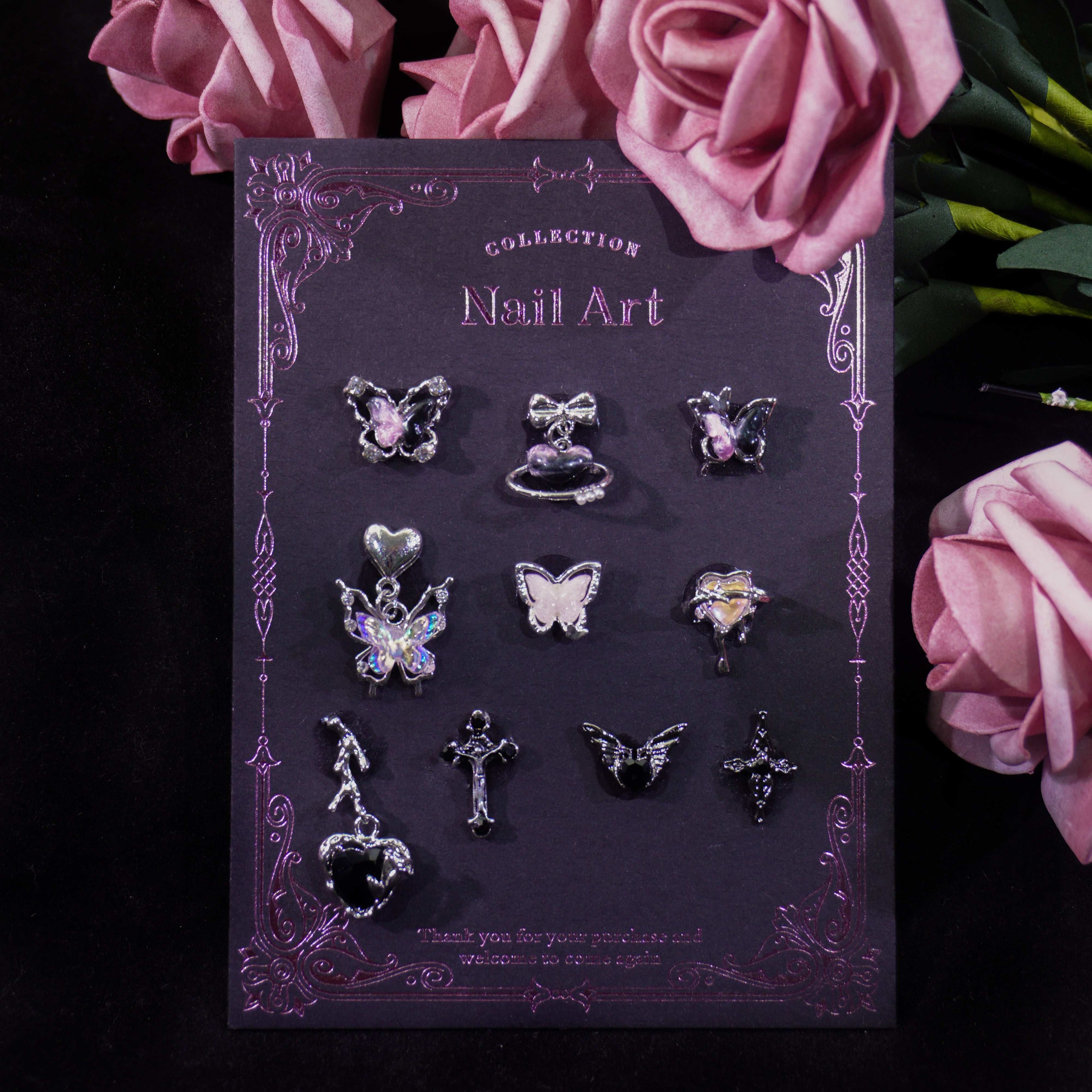 Astral Wings-Shine Shine DIY Metal Nail Charms