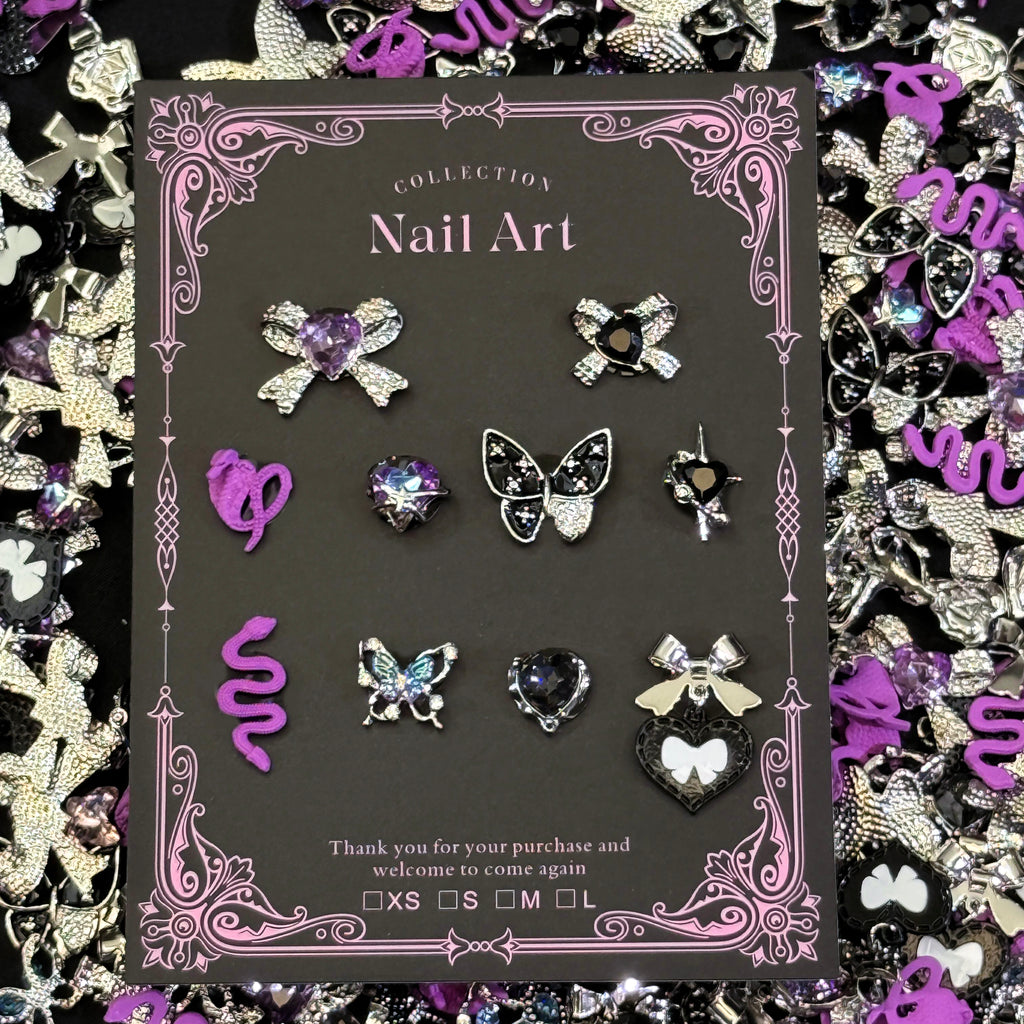 Violet Venom-Shine Shine  DIY Metal Nail Charms