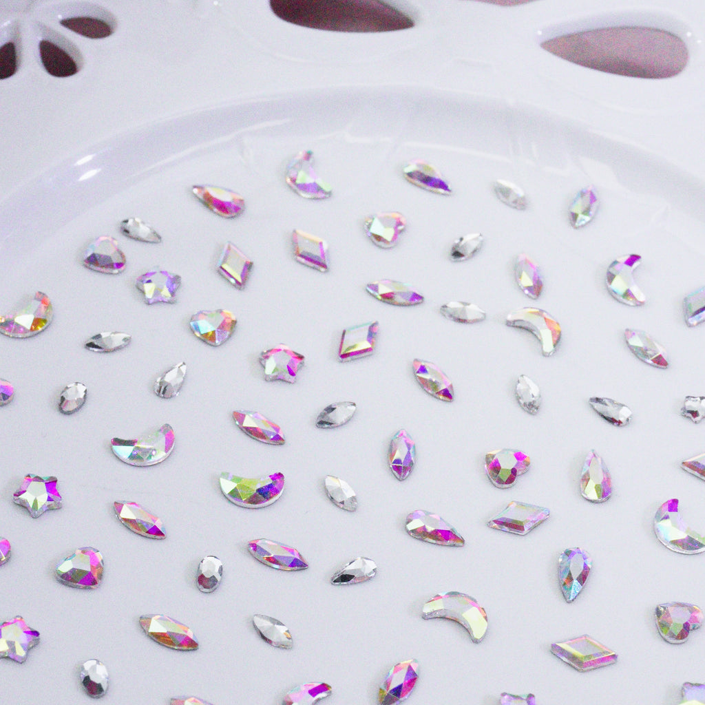 DuoTone Delight -Shine Shine DIY Glass Nail Charms