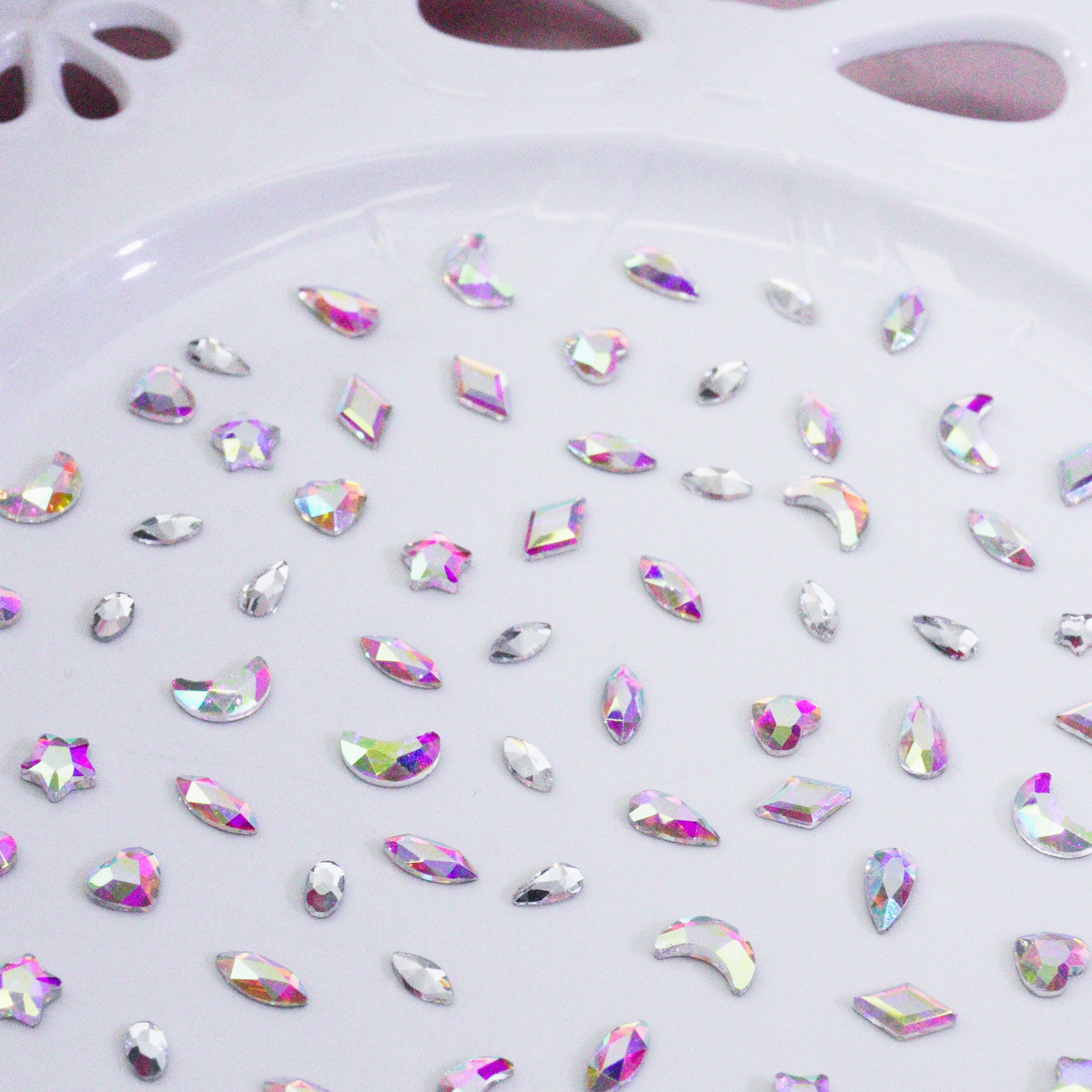 DuoTone Delight -Shine Shine DIY Glass Nail Charms