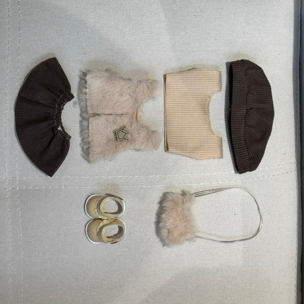 [WY-82] Snuggle Vest Set-for 17cm Dolls (Labubu-Optimized Fit)