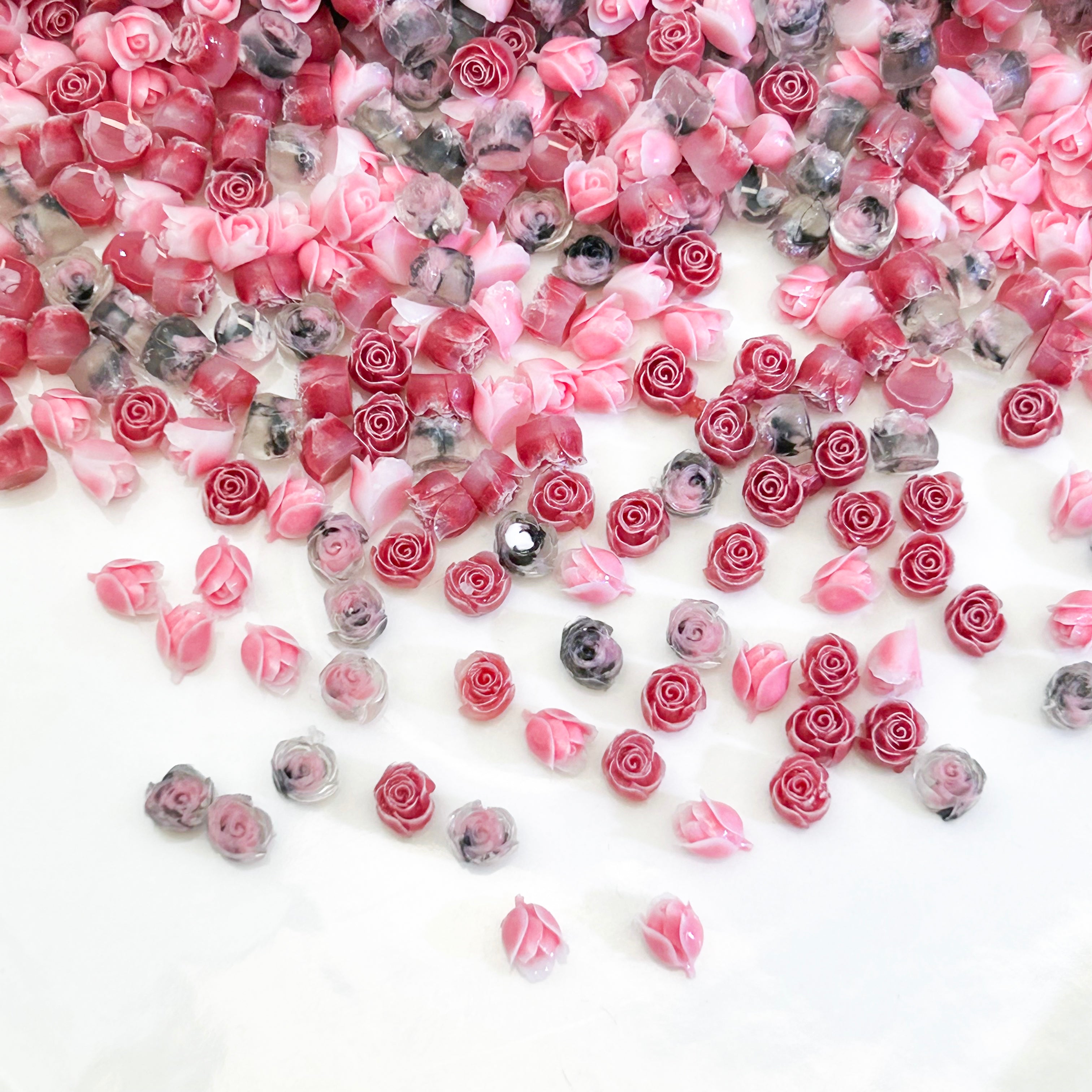 [NEW]Velvet Ink Rose-Shine Shine DIY Resin Nail Charms