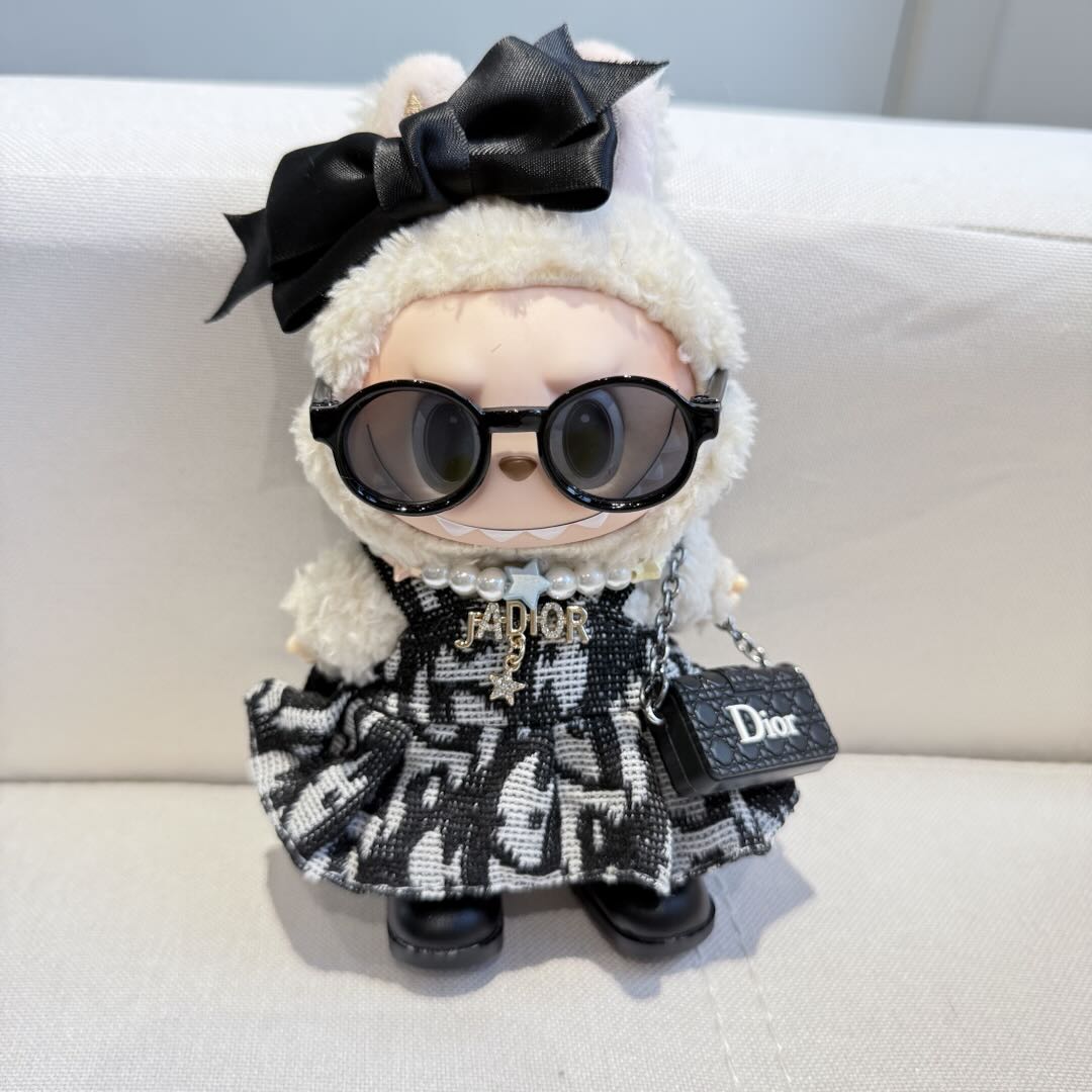 Conjunto de abalorios de encaje flotante para muñecas de 17 cm (ajuste optimizado por Labubu)