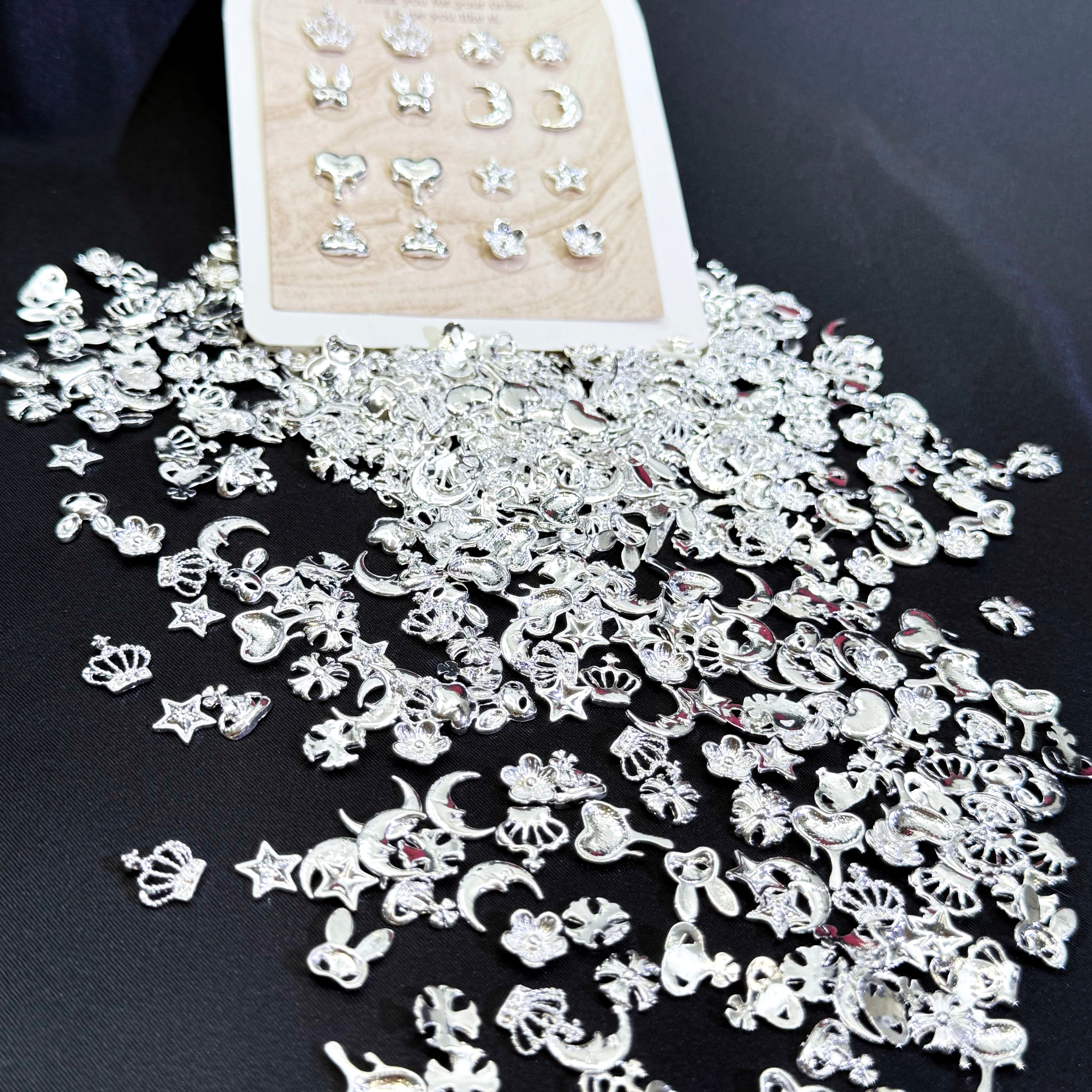Silver Dream-Shine Shine DIY Glass Nail Charms