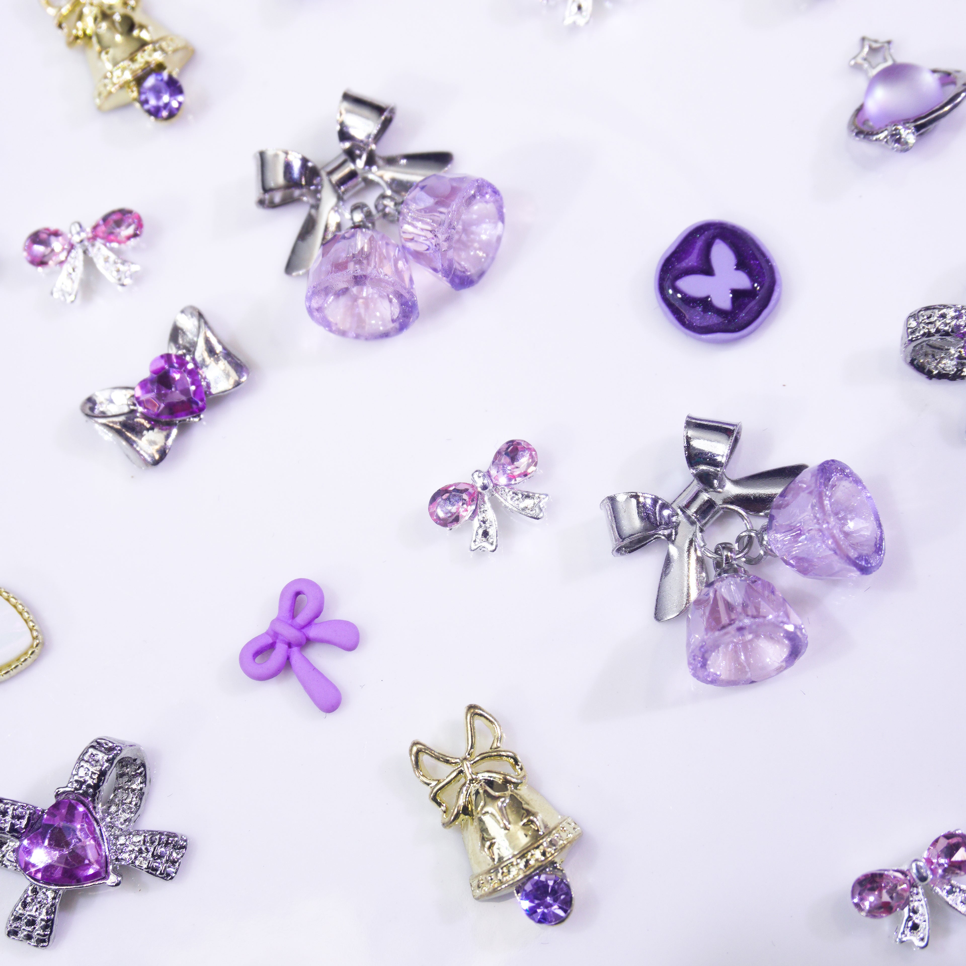 Lavender Romance-Shine Shine DIY Metal Nail Charms