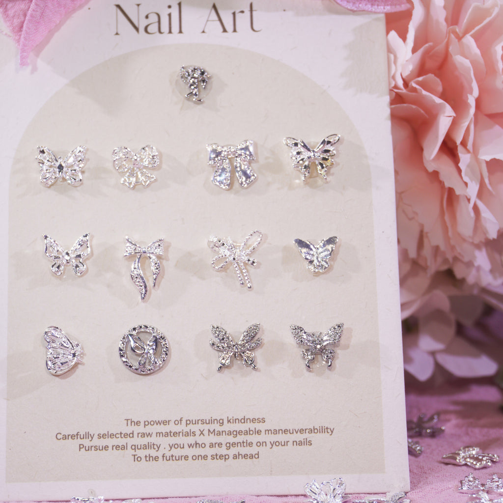 Moonlit Butterfly-Shine Shine DIY Metal Nail Charms