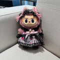 [WY-108]]Black Pink Tulle Dress Set-for 17cm Dolls (Labubu-Optimized Fit)