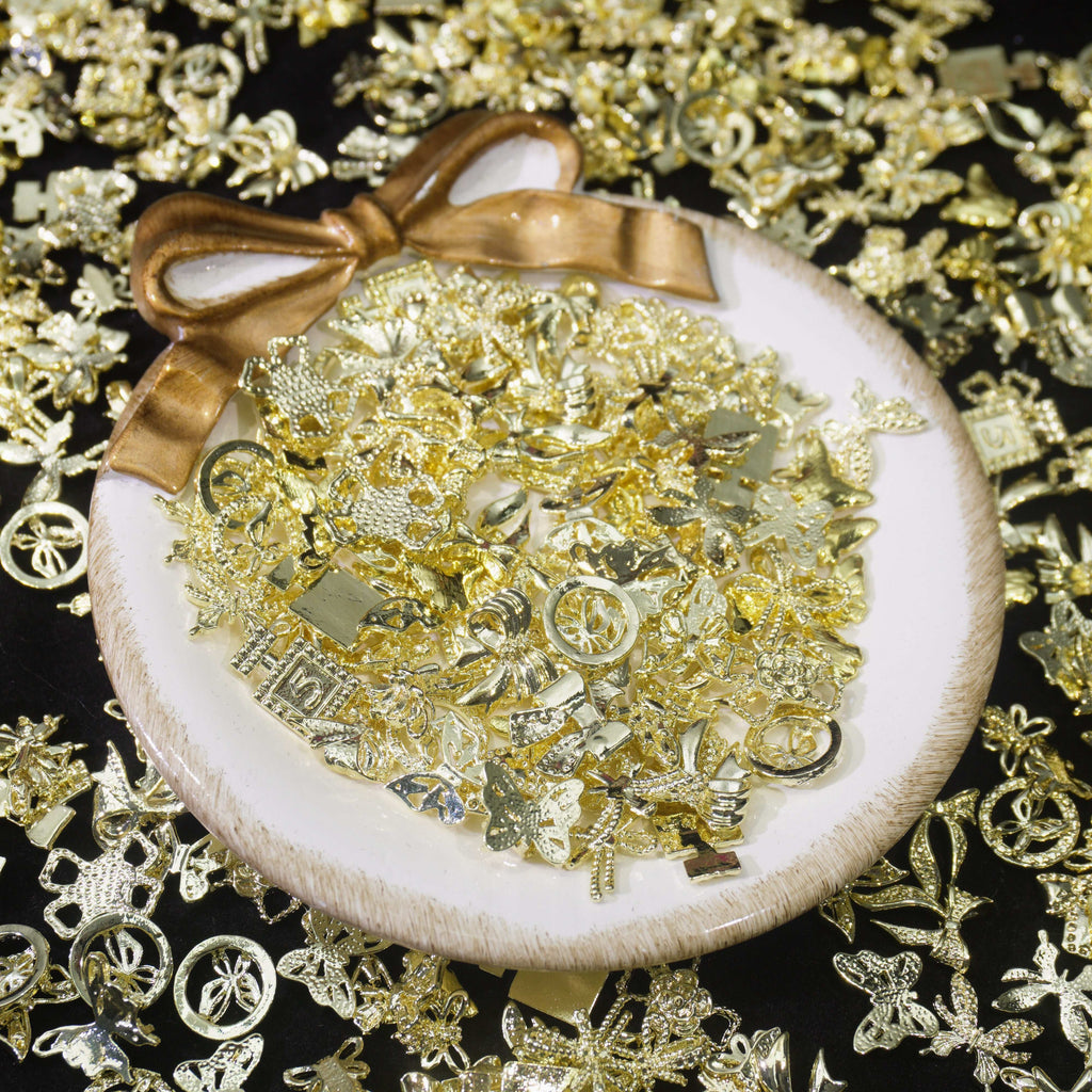 Aureate Dazzle-Shine Shine DIY Metal Nail Charms