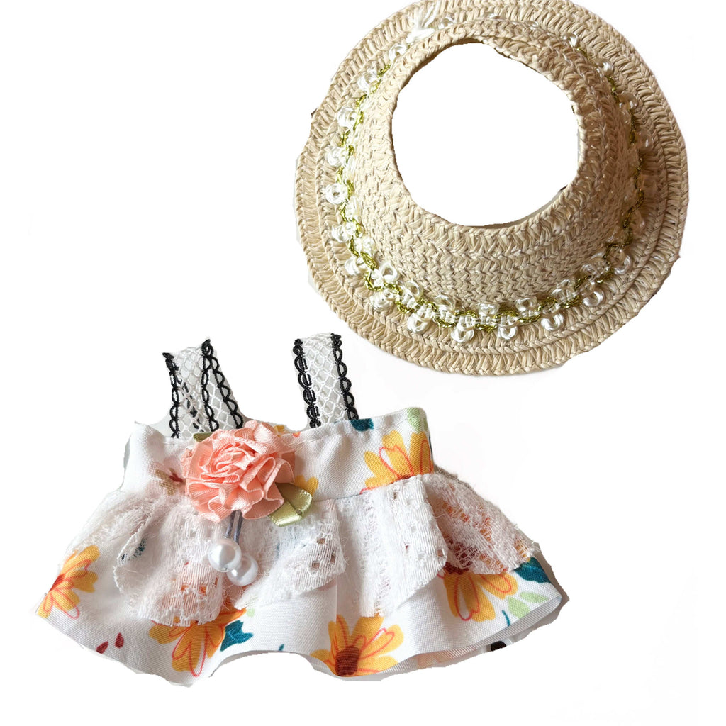 Pearl Tulle Daydream set-for 17cm Dolls (Labubu-Optimized Fit）×