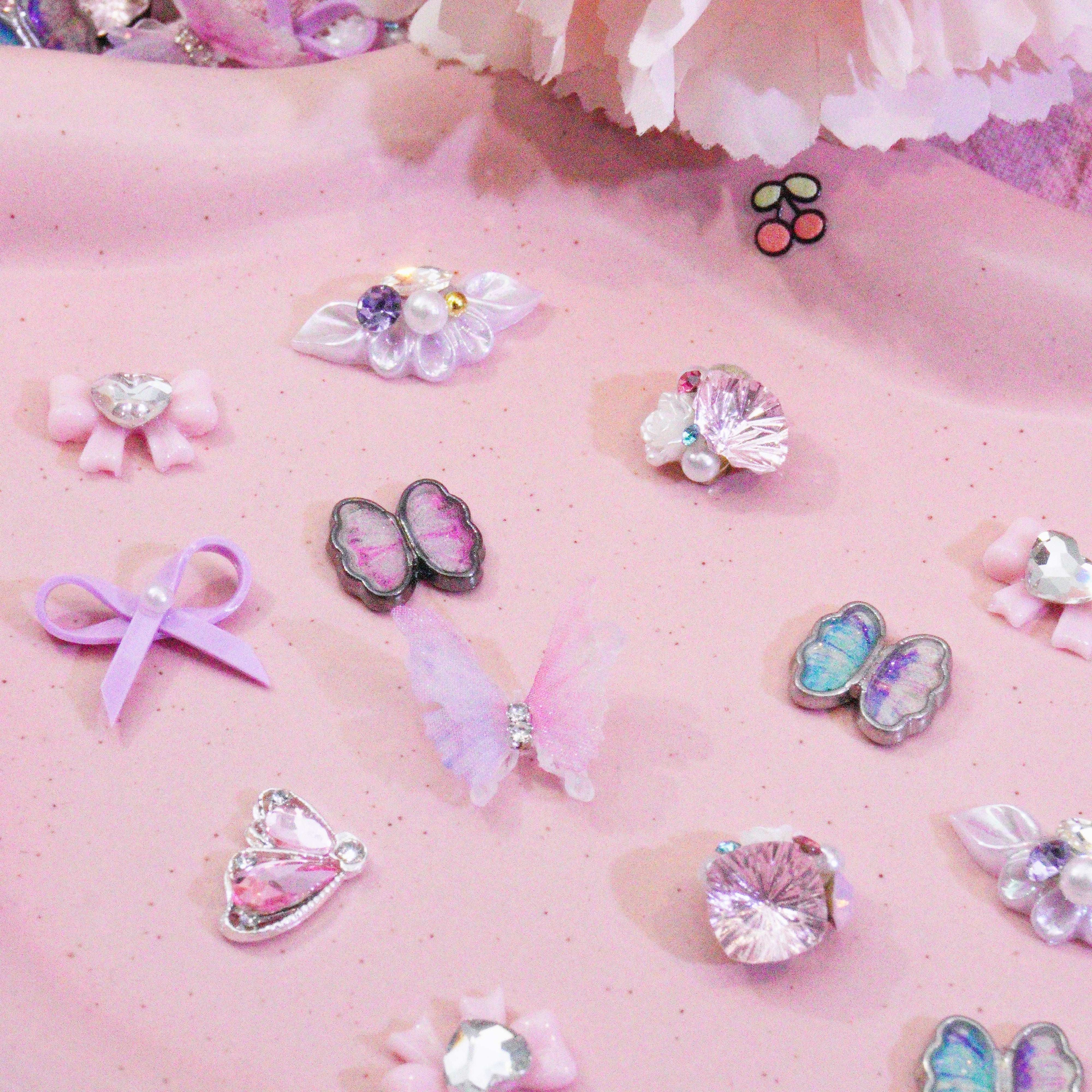 Butterfly Bliss-Shine Shine DIY  Resin & Metal Nail Charms
