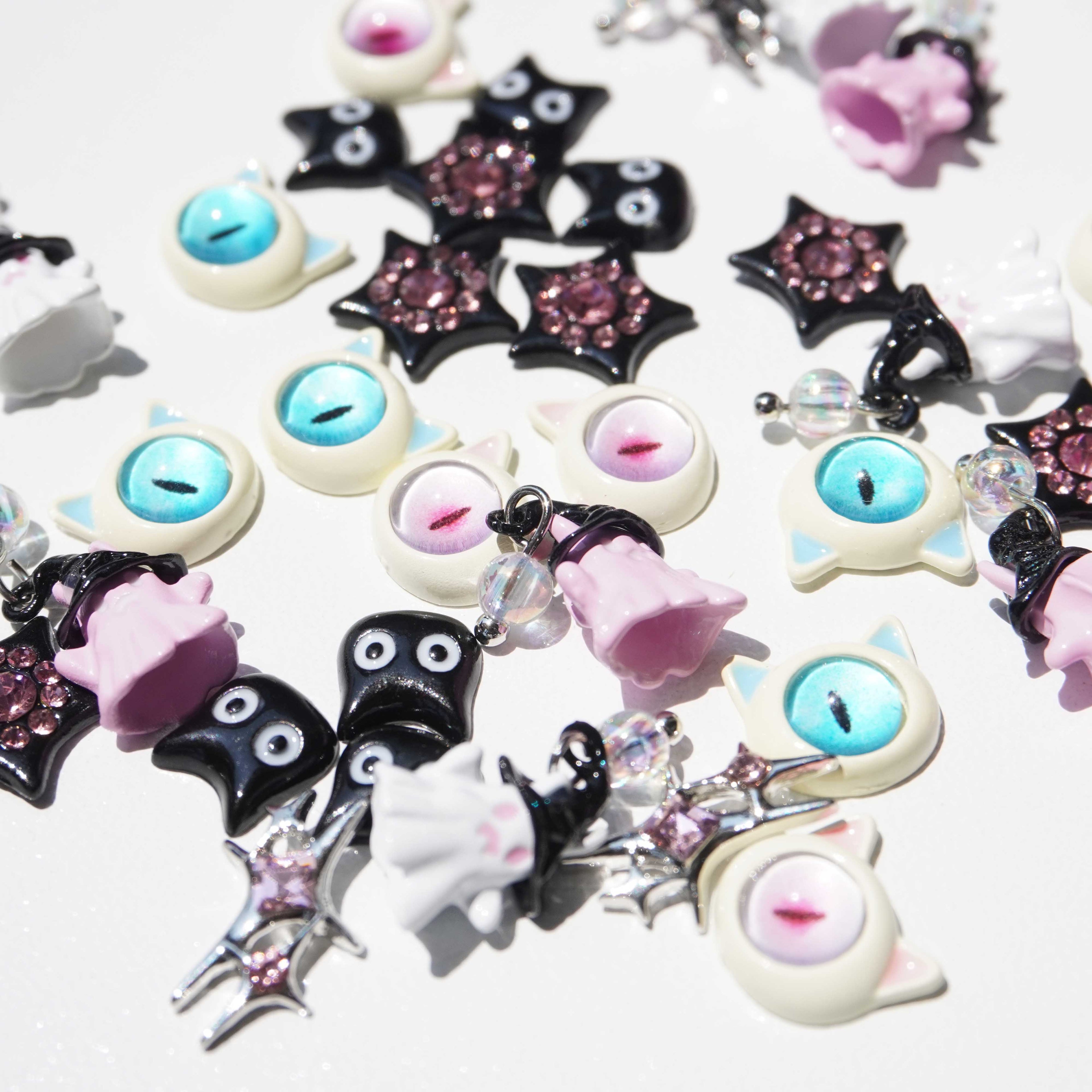 Trick or Treat -Shine Shine DIY Metal Nail Charms
