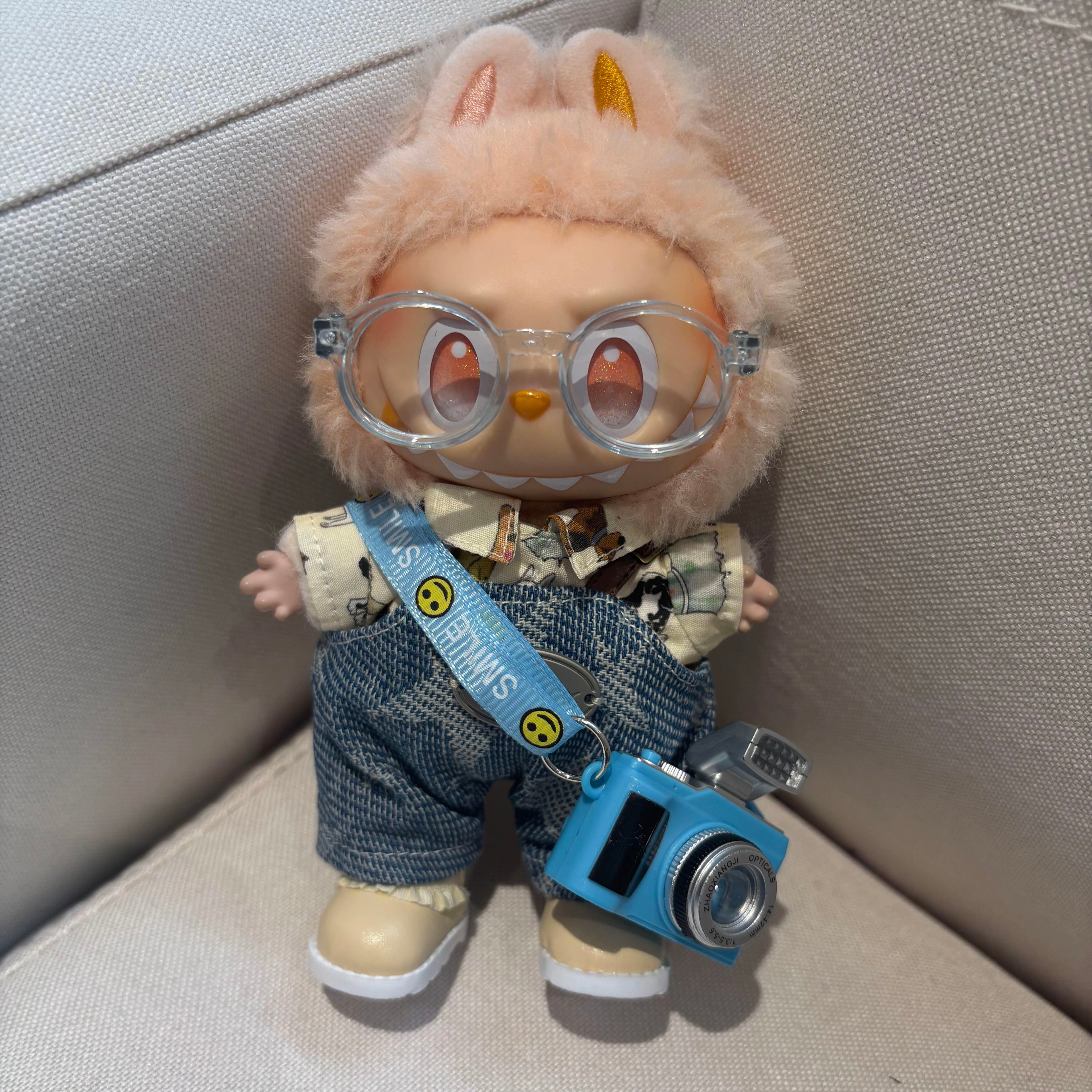 [WY-45]Denim Dreamers set-for 17cm Dolls (Labubu-Optimized Fit)