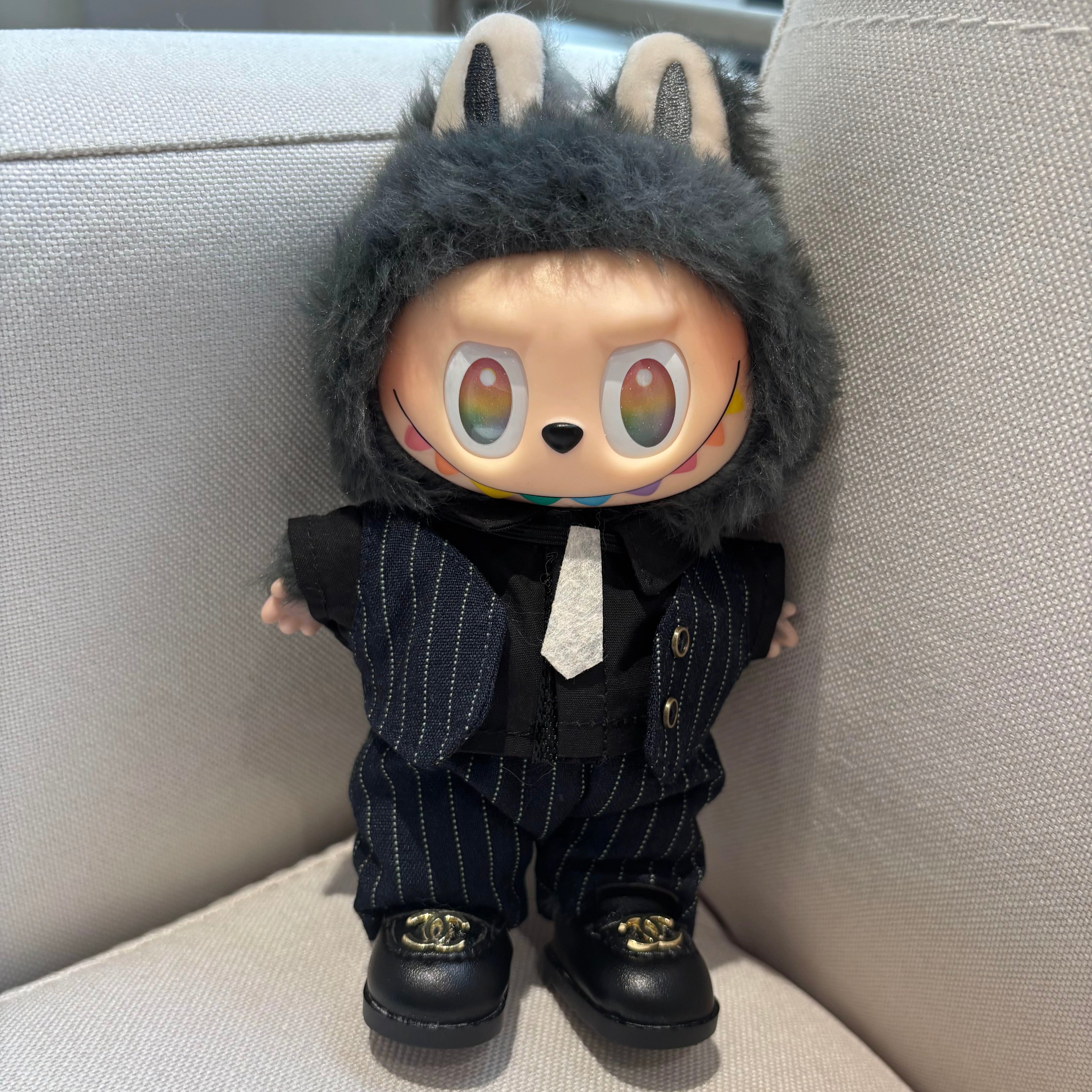 [WY-47]Navy Nuzzle set-for 17cm Dolls (Labubu-Optimized Fit)