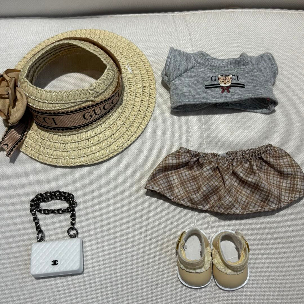 [WY-50]Cherry Luxe set-for 17cm Dolls (Labubu-Optimized Fit)