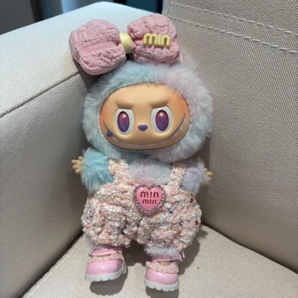 [WY-51]Pink Puff set-for 17cm Dolls (Labubu-Optimized Fit)
