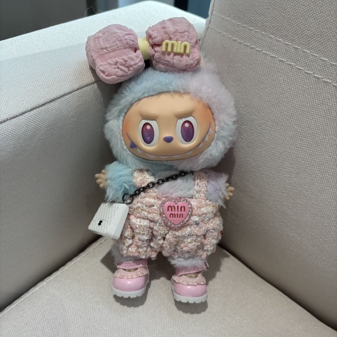 [WY-51]Pink Puff set-for 17cm Dolls (Labubu-Optimized Fit)
