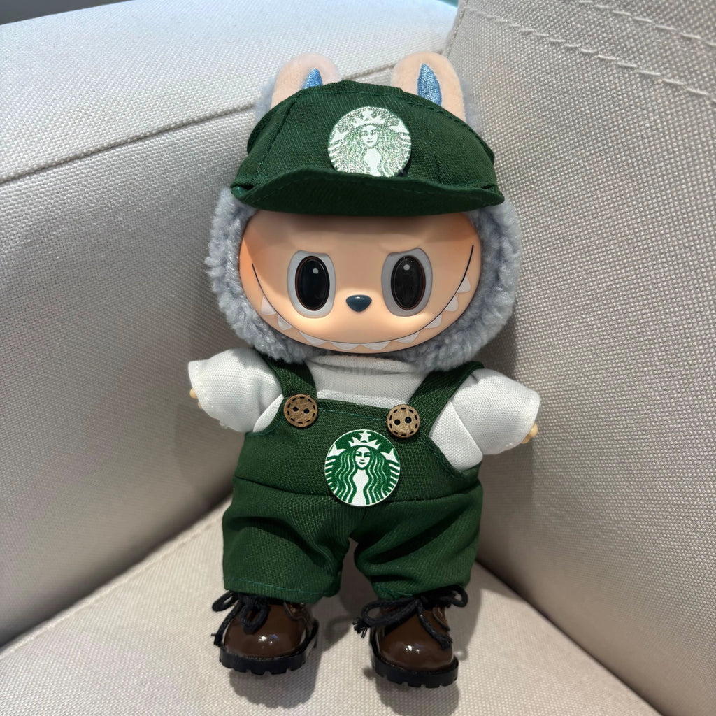 [WY-64]Starbucks Working Set-for 17cm Dolls (Labubu-Optimized Fit)