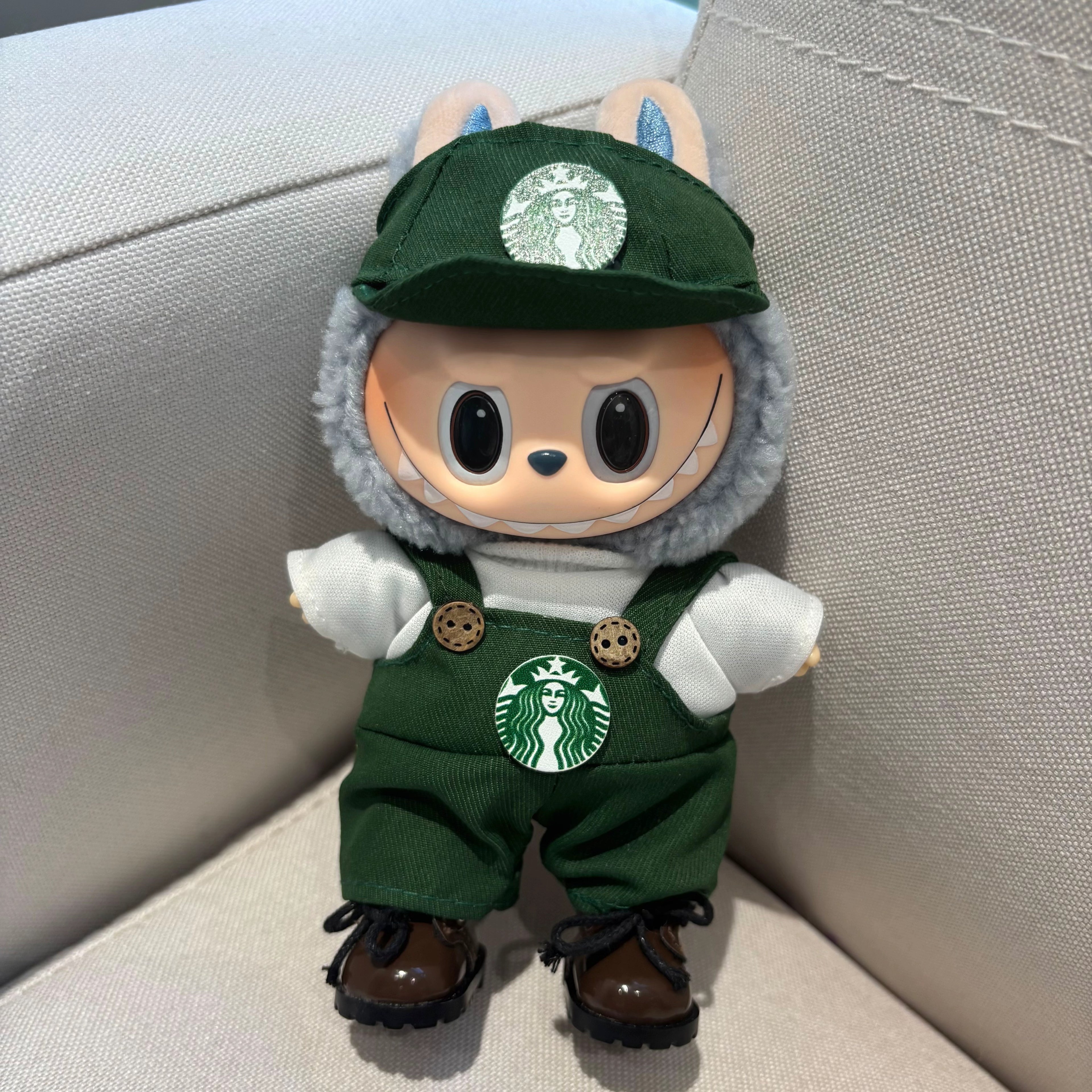 [WY-64]Starbucks Working Set-for 17cm Dolls (Labubu-Optimized Fit)