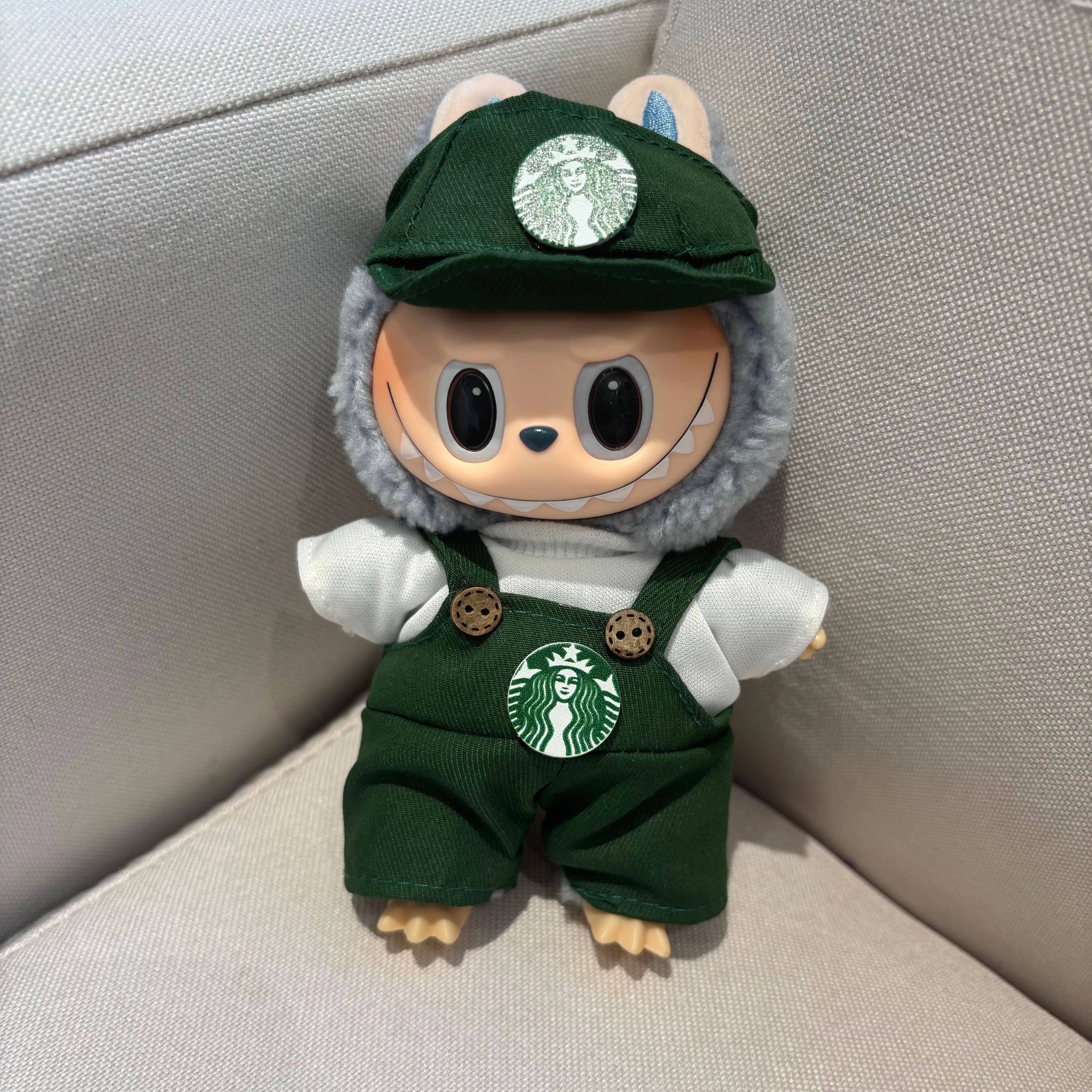 [WY-64]Starbucks Working Set-for 17cm Dolls (Labubu-Optimized Fit)