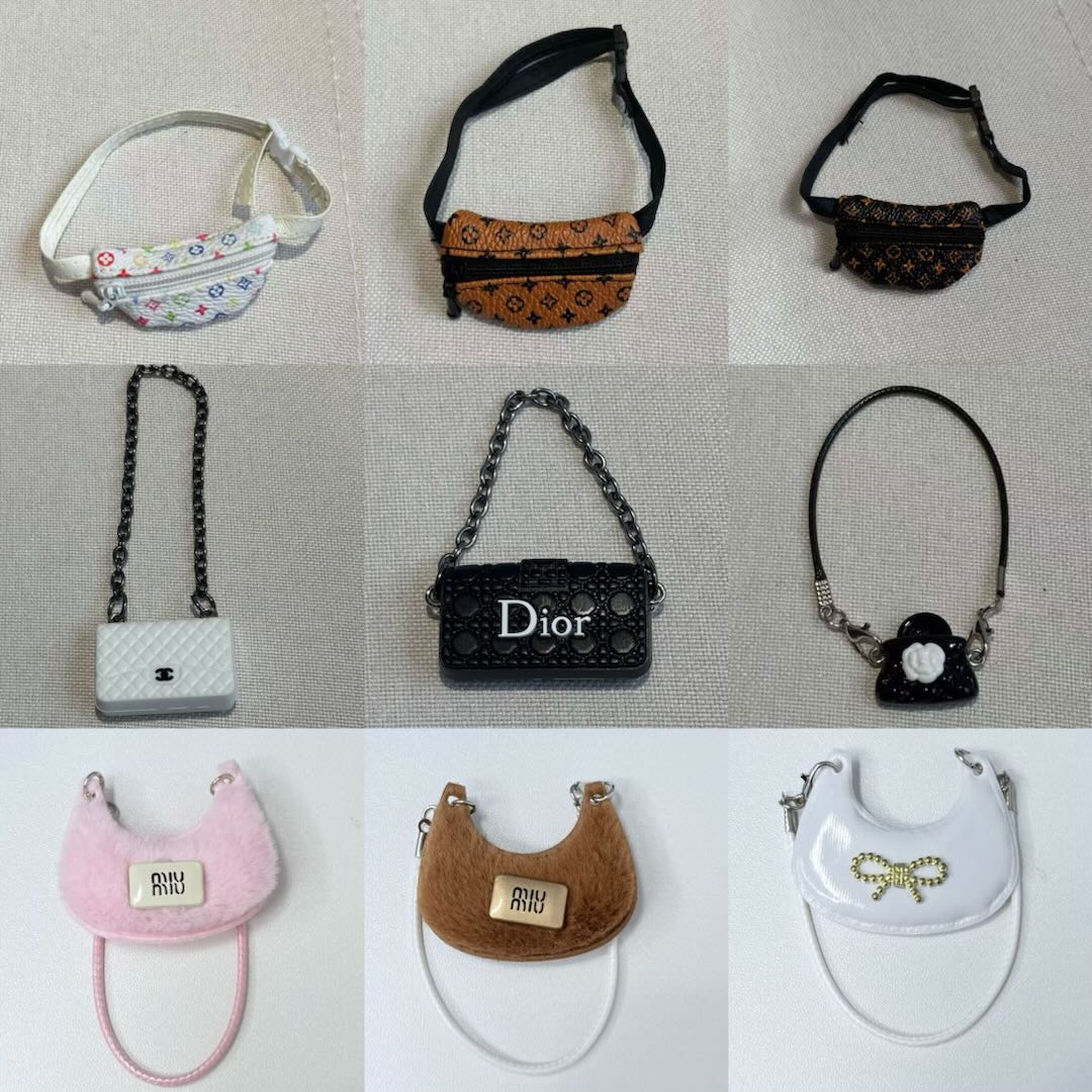 All Luxury Bag for 17cm Dolls (Labubu-Optimized Fit）