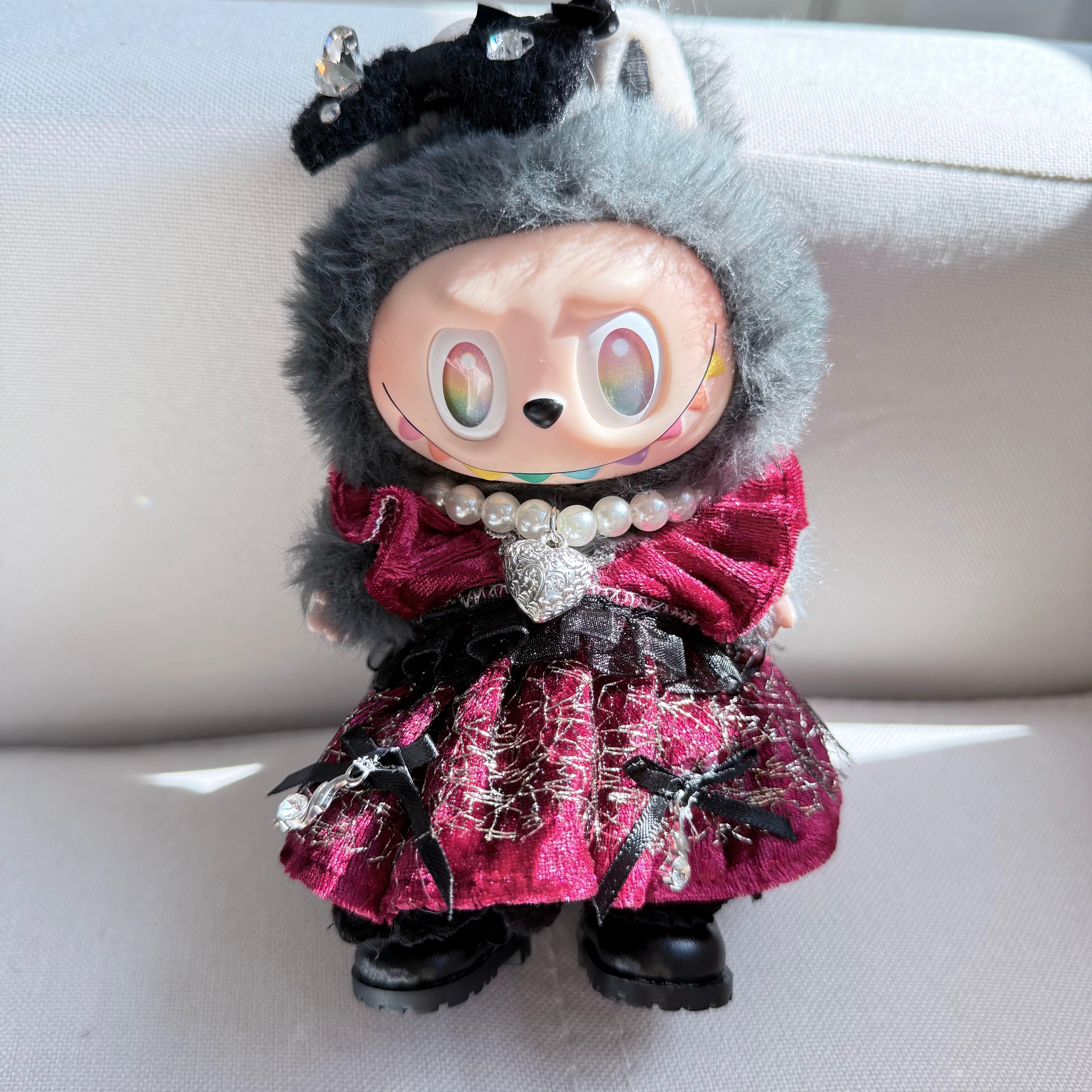 [WY-56]Ruby Queen Set-for 17cm Dolls (Labubu-Optimized Fit)