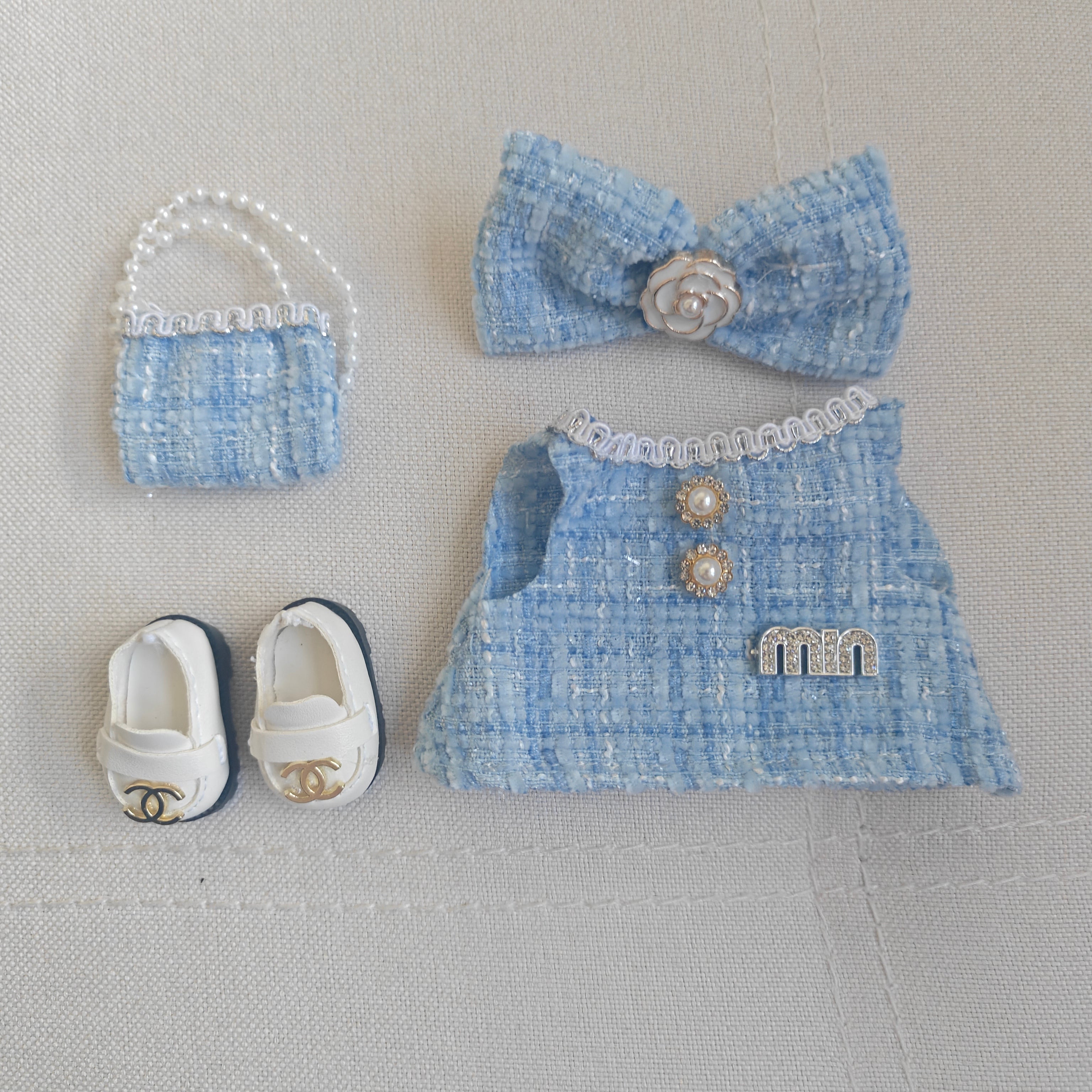 ชุดเครื่องรางลูกไม้ลอยน้ำสำหรับตุ๊กตาขนาด 17 ซม. (Labubu-Optimized Fit)