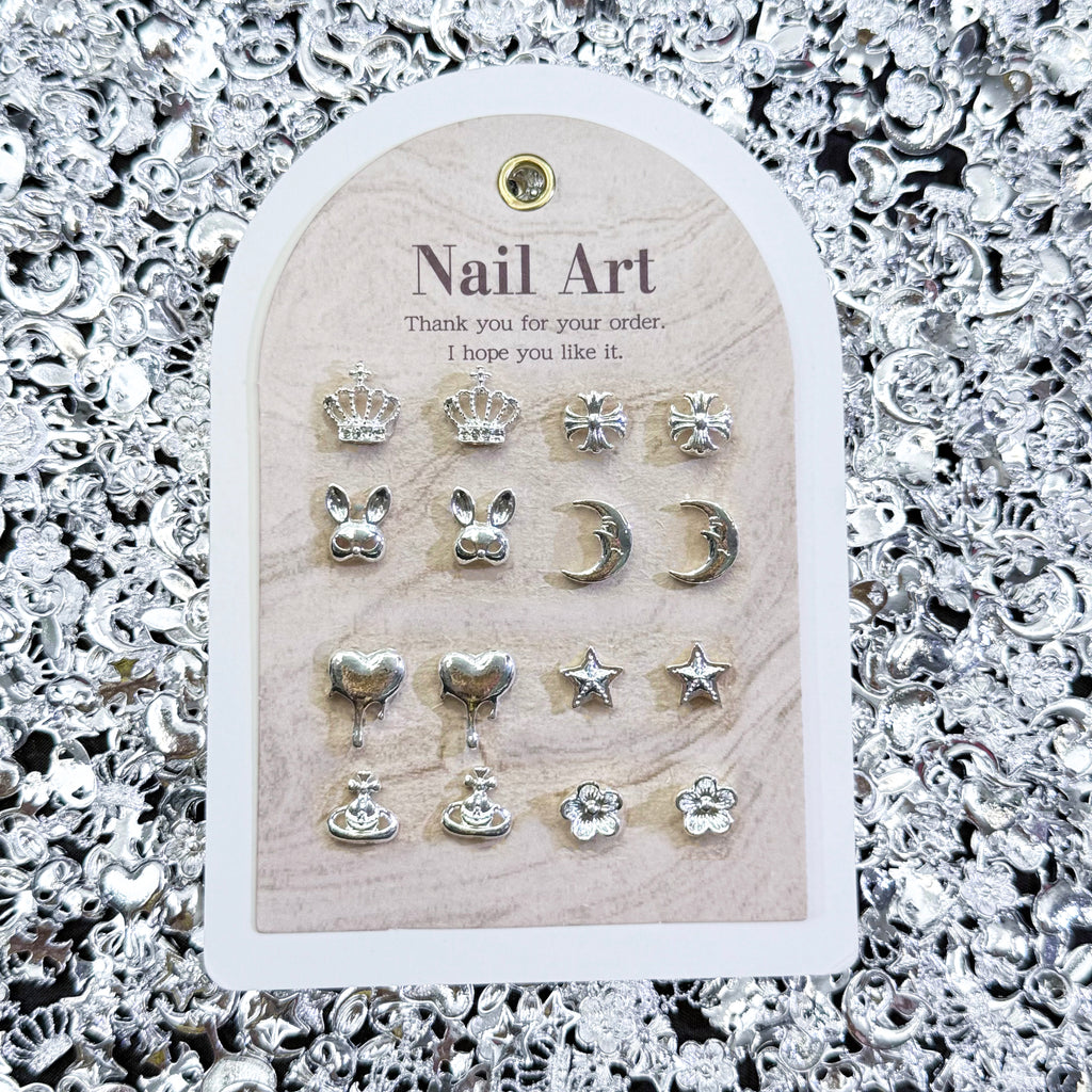 Silver Dream-Shine Shine DIY Glass Nail Charms
