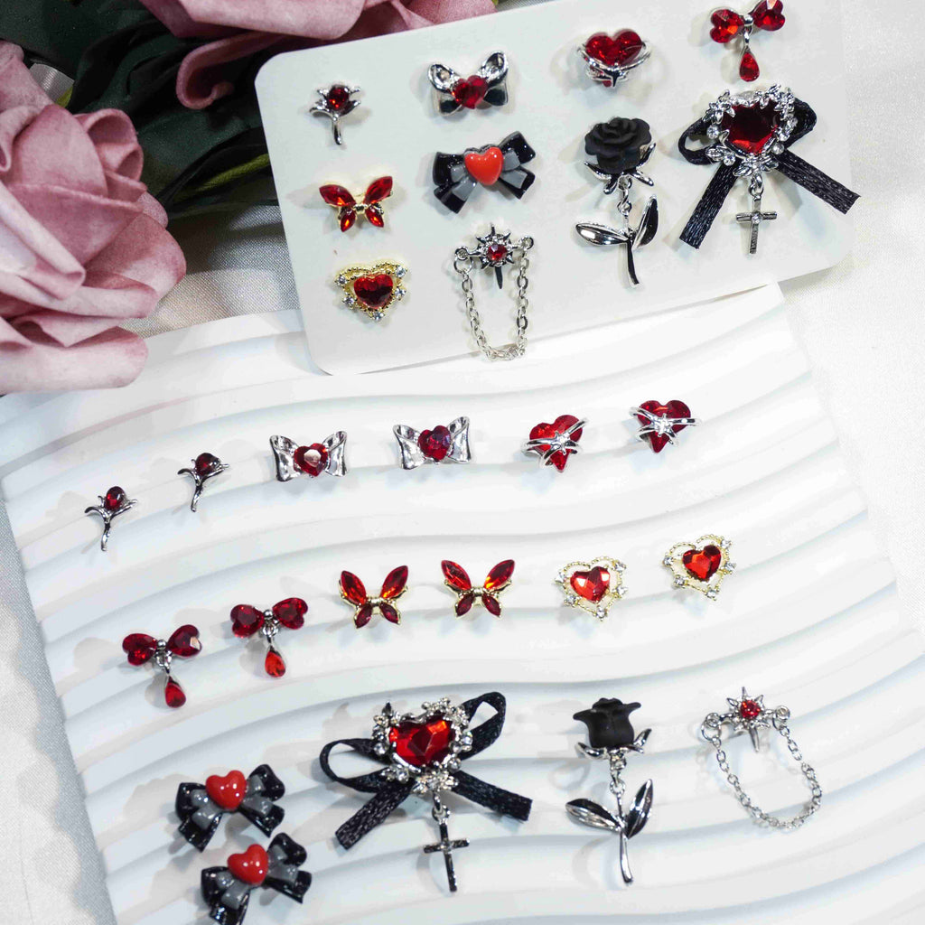 Rose with thorns-Shine Shine DIY Metal Nail Charms