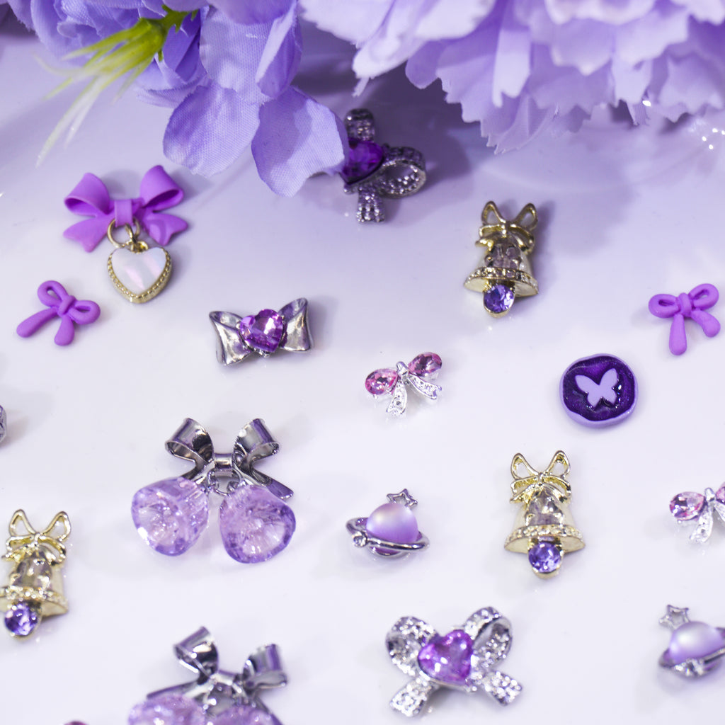 Lavender Romance-Shine Shine DIY Metal Nail Charms