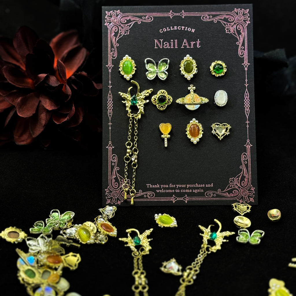 Golden Age-Shine Shine DIY Metal Nail Charms
