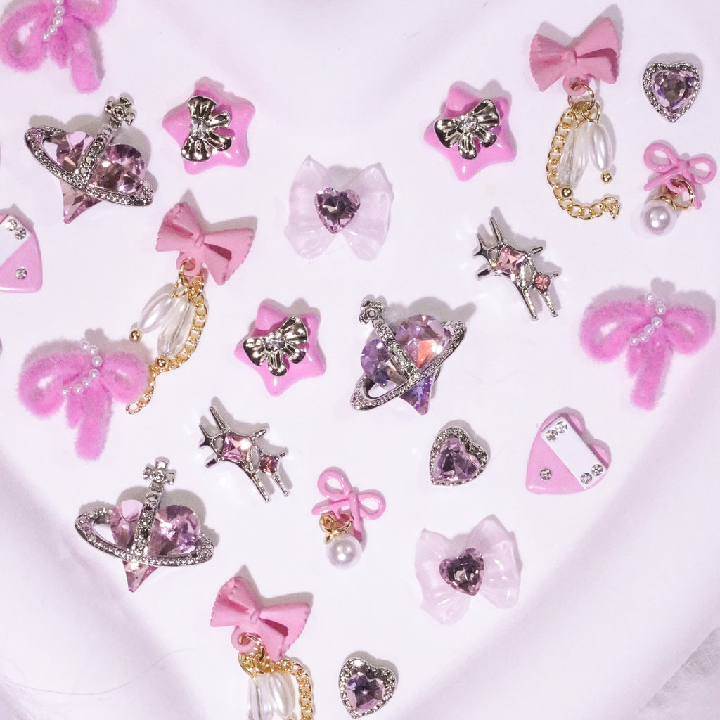 Pink Punk-Shine Shine DIY Metal Nail Charms
