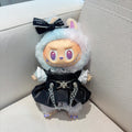 [WY-34]Chnel Leather Halter Dress set-for 17cm Dolls (Labubu-Optimized Fit）