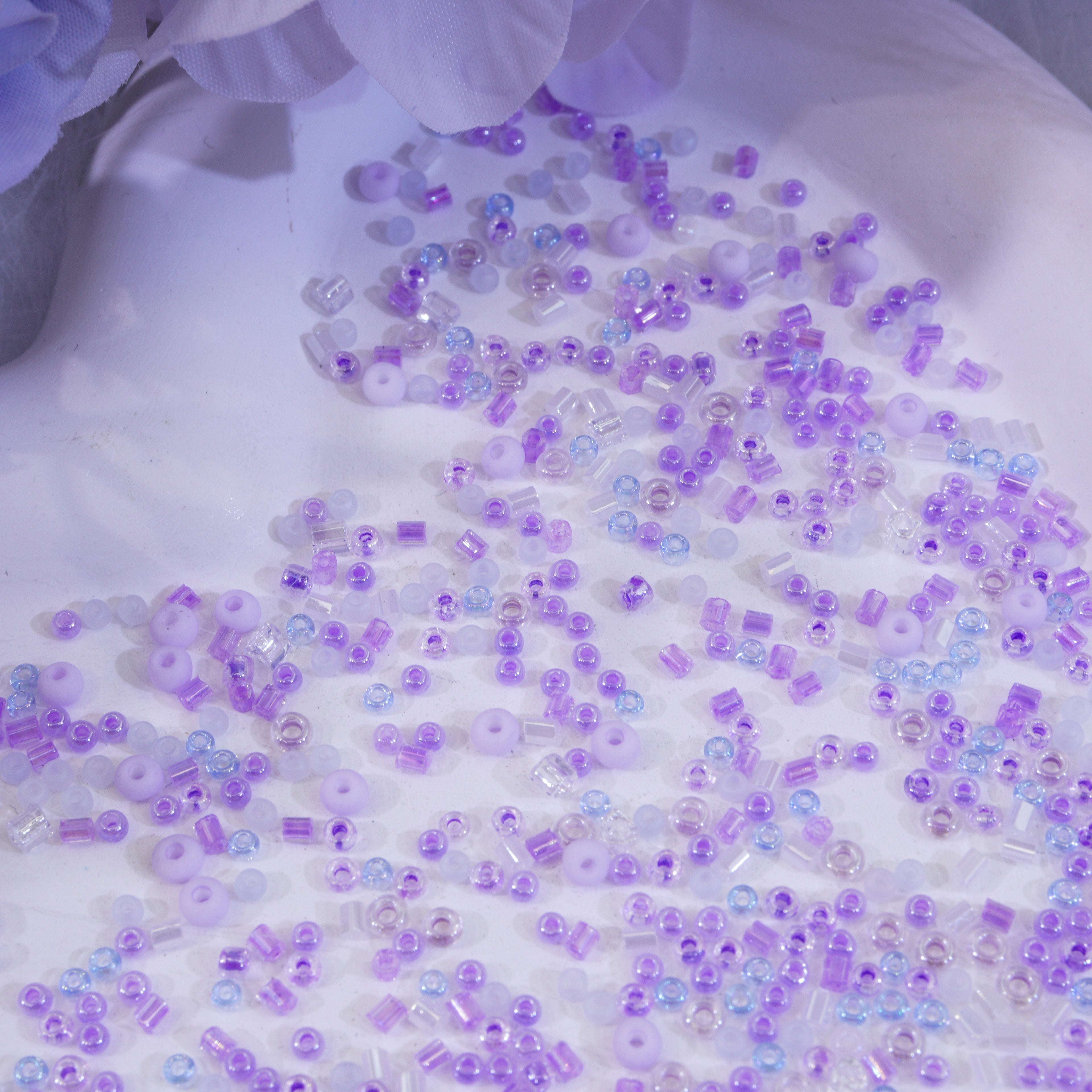 Gelatina de uva - mini cuentas de semillas