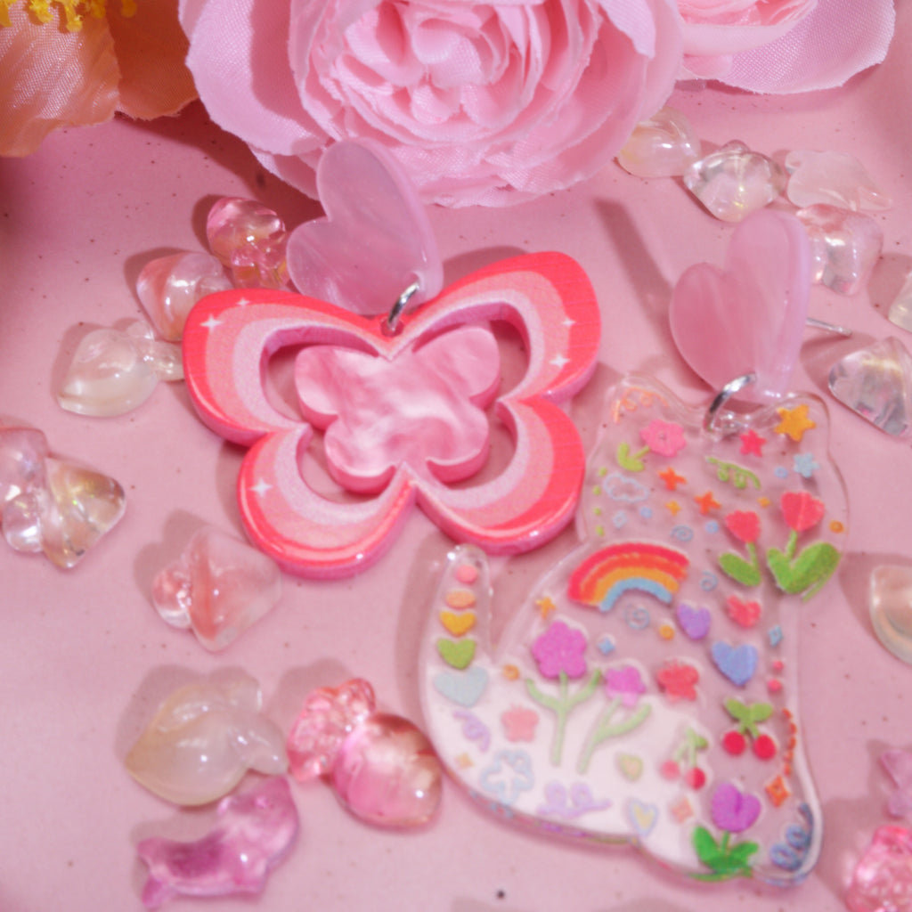 Whimsical Love - Acrylic Earring DIY Set