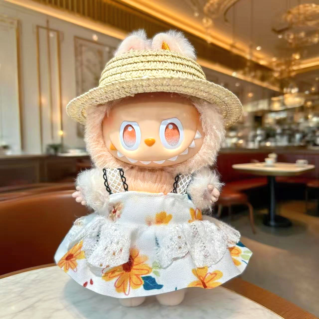 [WY-13]Pearl Tulle Daydream set-for 17cm Dolls (Labubu-Optimized Fit）