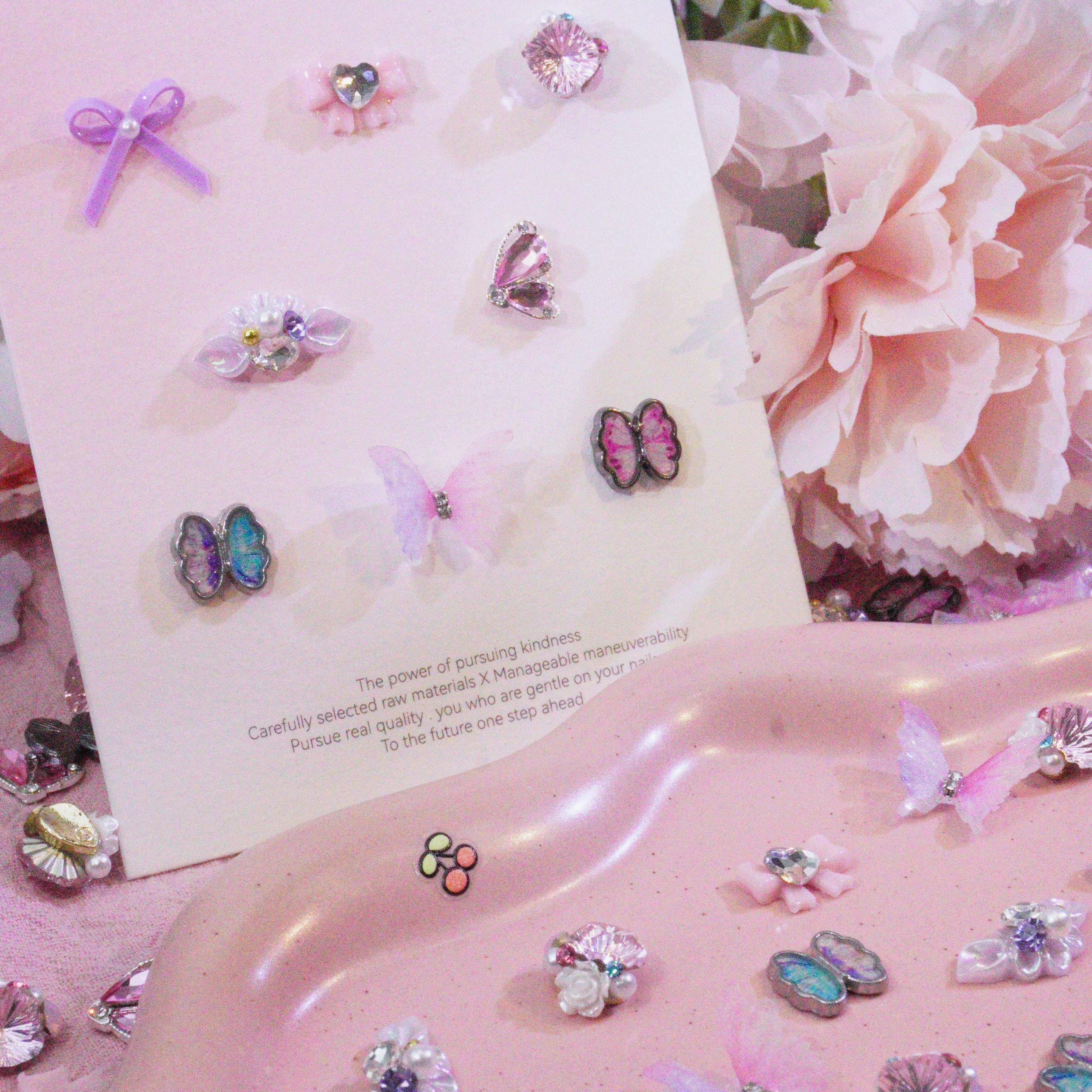 Butterfly Bliss-Shine Shine DIY  Resin & Metal Nail Charms