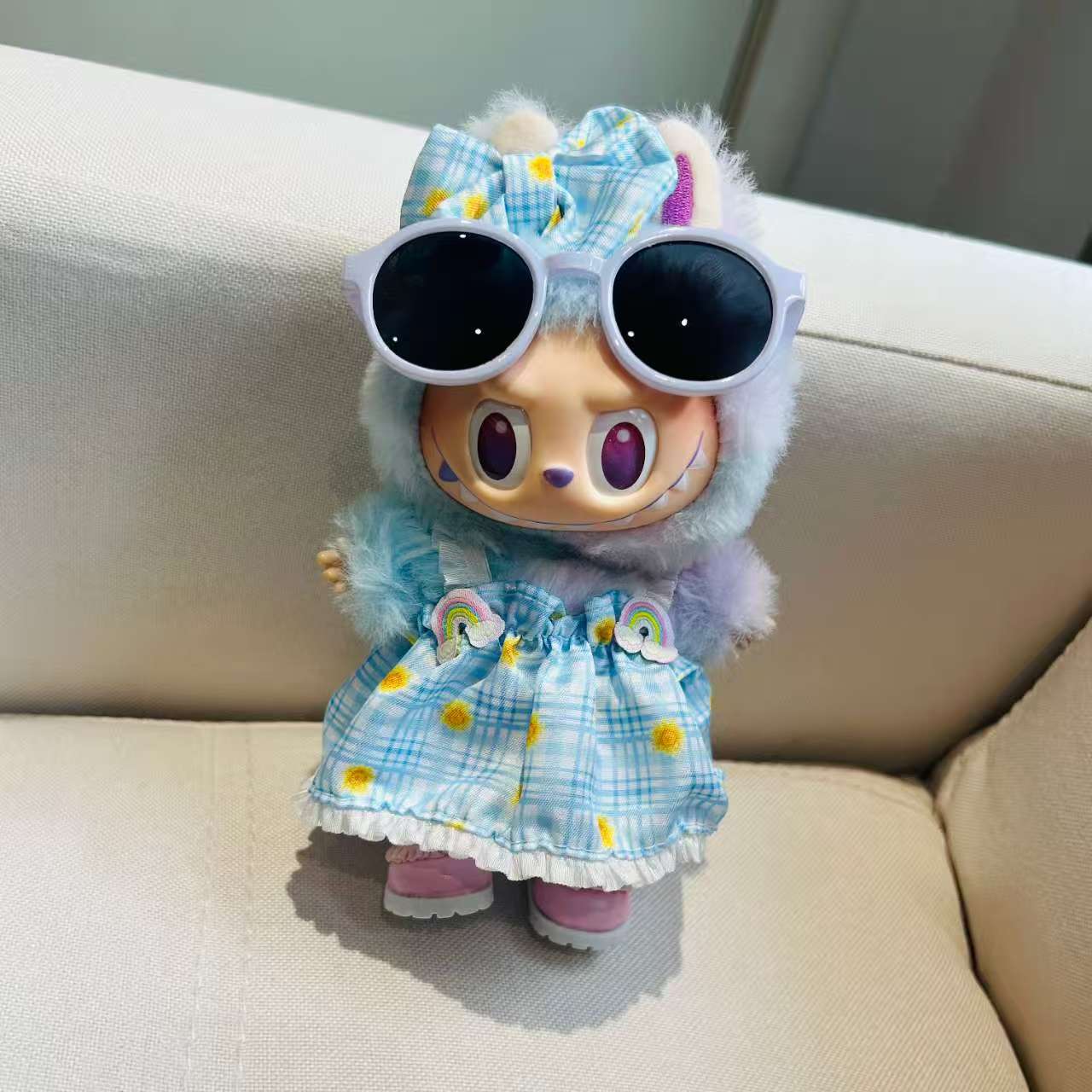 Glasses for 17cm Dolls (Labubu-Optimized Fit）