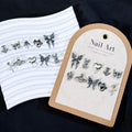 Obisidian Moths-Shine Shine DIY Metal Nail Charms