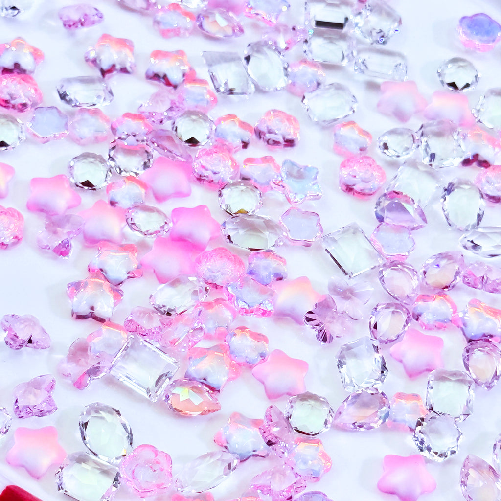 Cotton Candy-Shine Shine DIY Glass Nail Charms