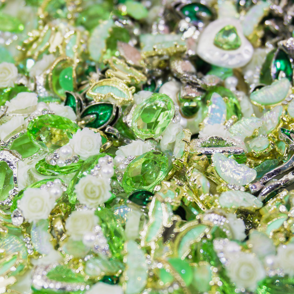 Green Serenade-Shine Shine DIY Metal Nails/Charms