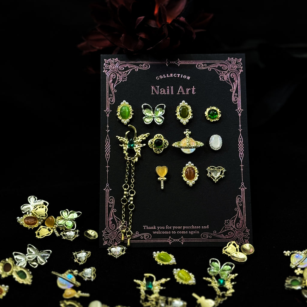 Golden Age-Shine Shine DIY Metal Nail Charms