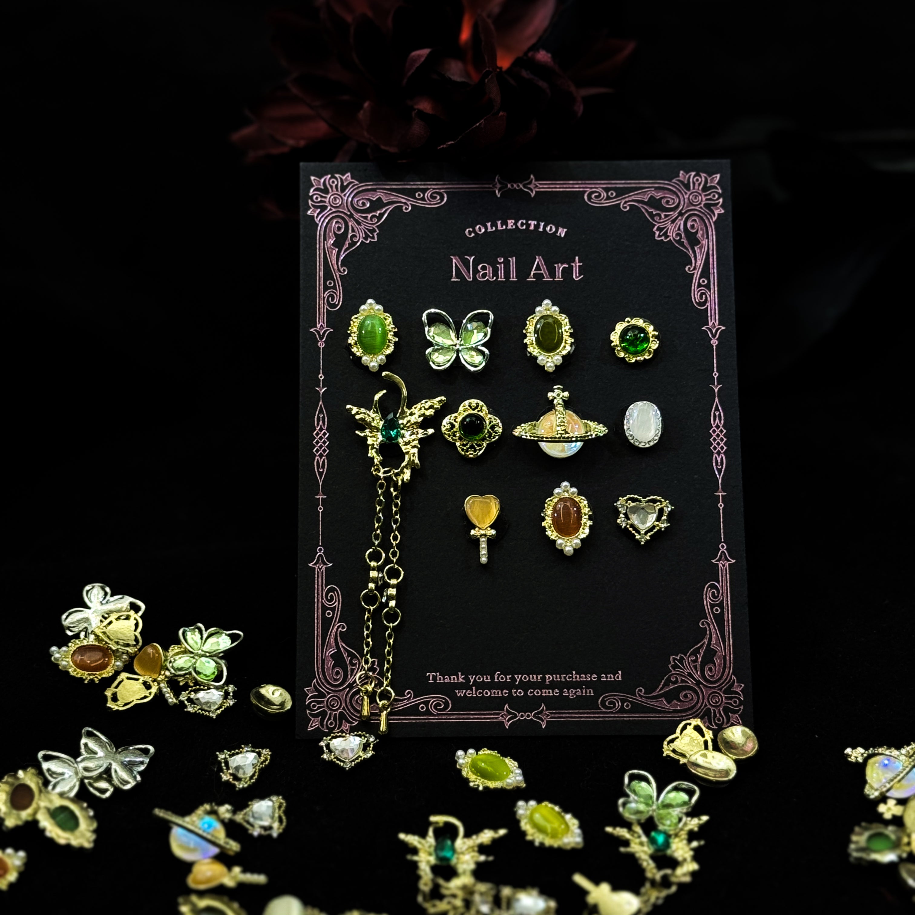 Golden Age-Shine Shine DIY Metal Nail Charms