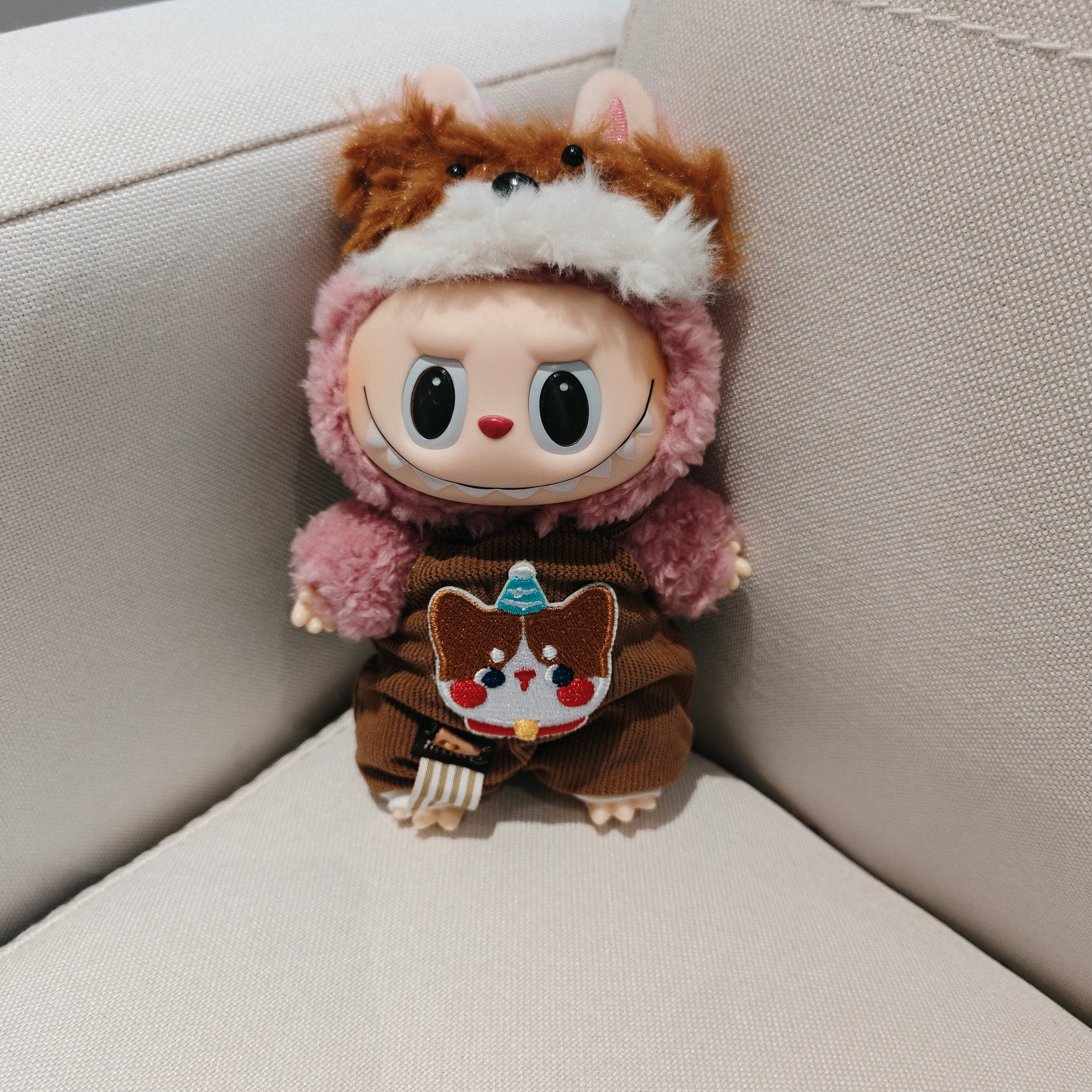 [WY-60]Fuzzy Puppy Set-for 17cm Dolls (Labubu-Optimized Fit)
