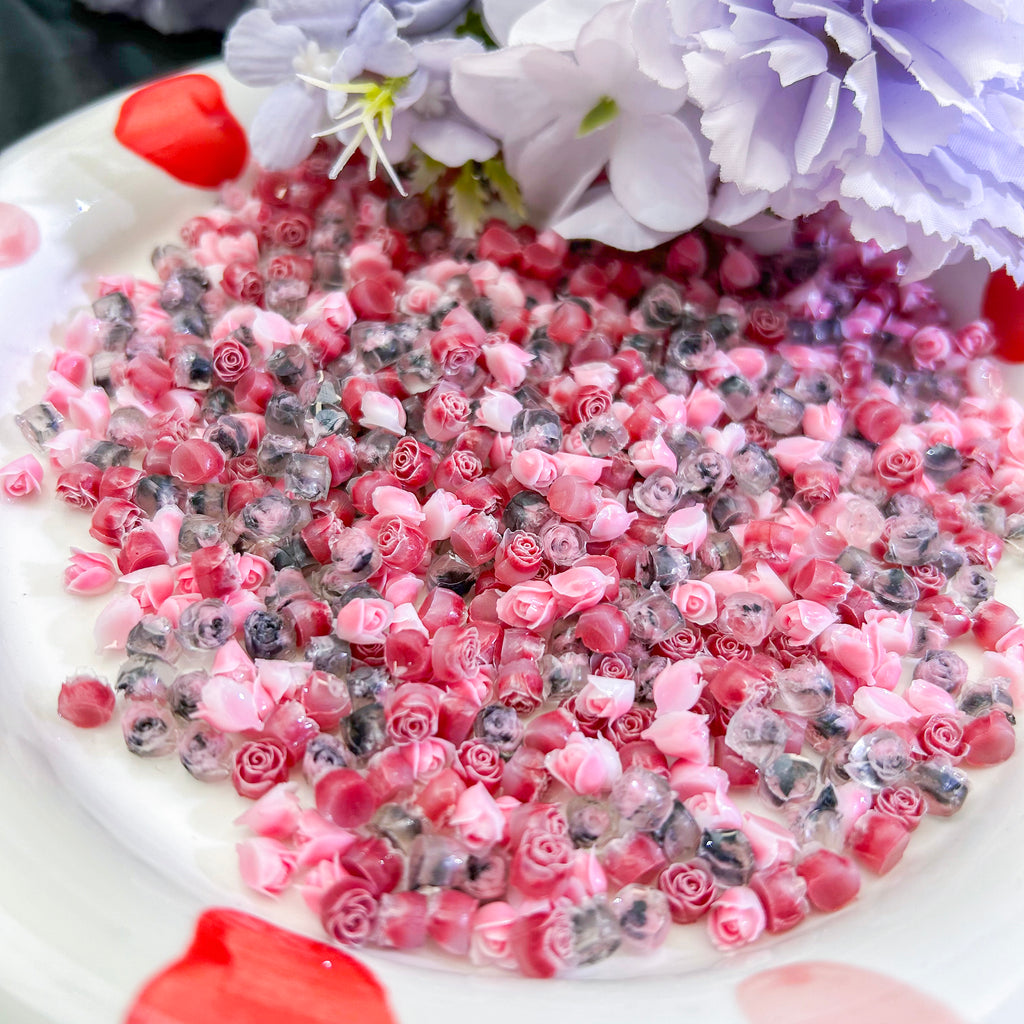 [NEW]Velvet Ink Rose-Shine Shine DIY Resin Nail Charms