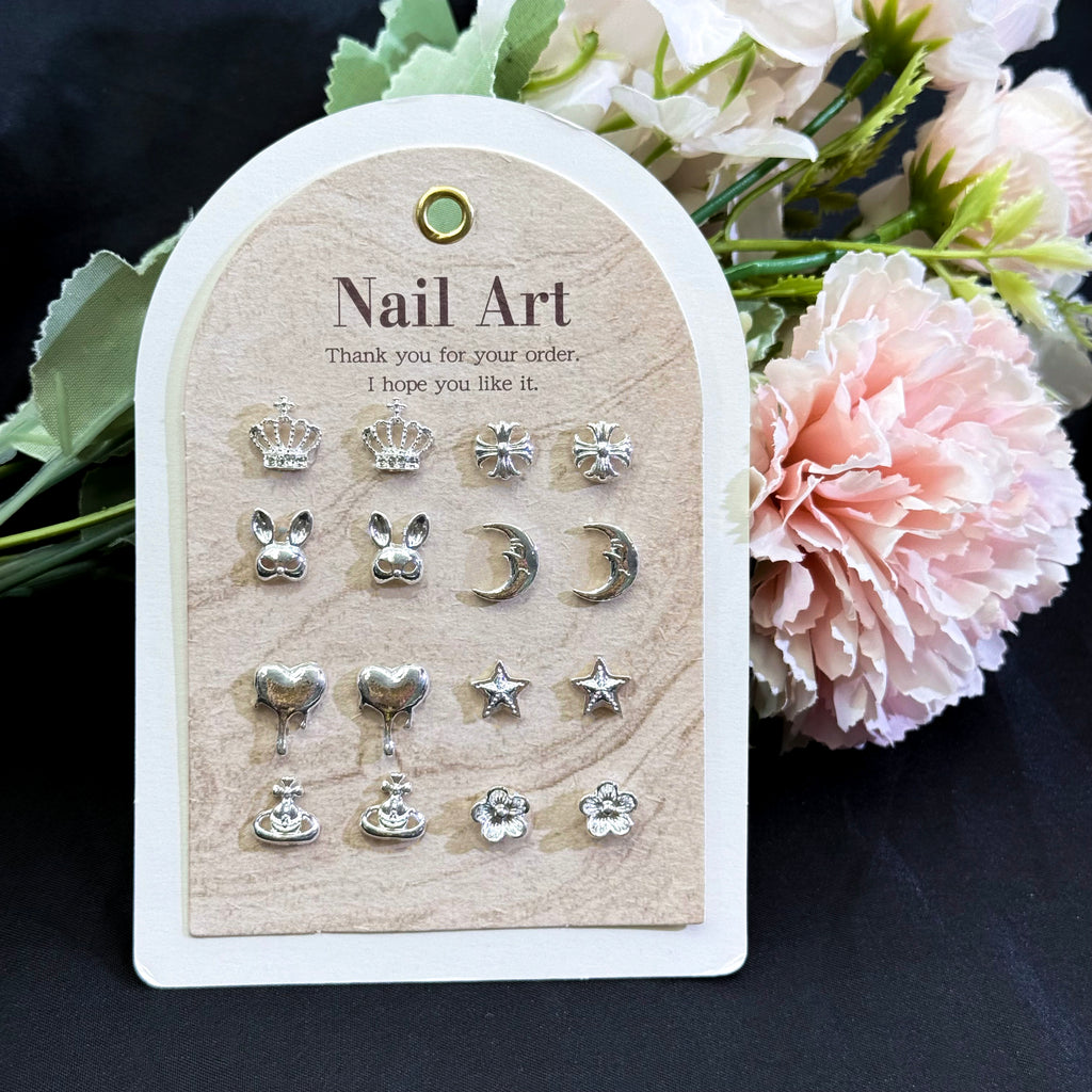 Silver Dream-Shine Shine DIY Glass Nail Charms