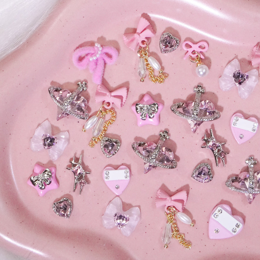 Pink Punk-Shine Shine DIY Metal Nail Charms