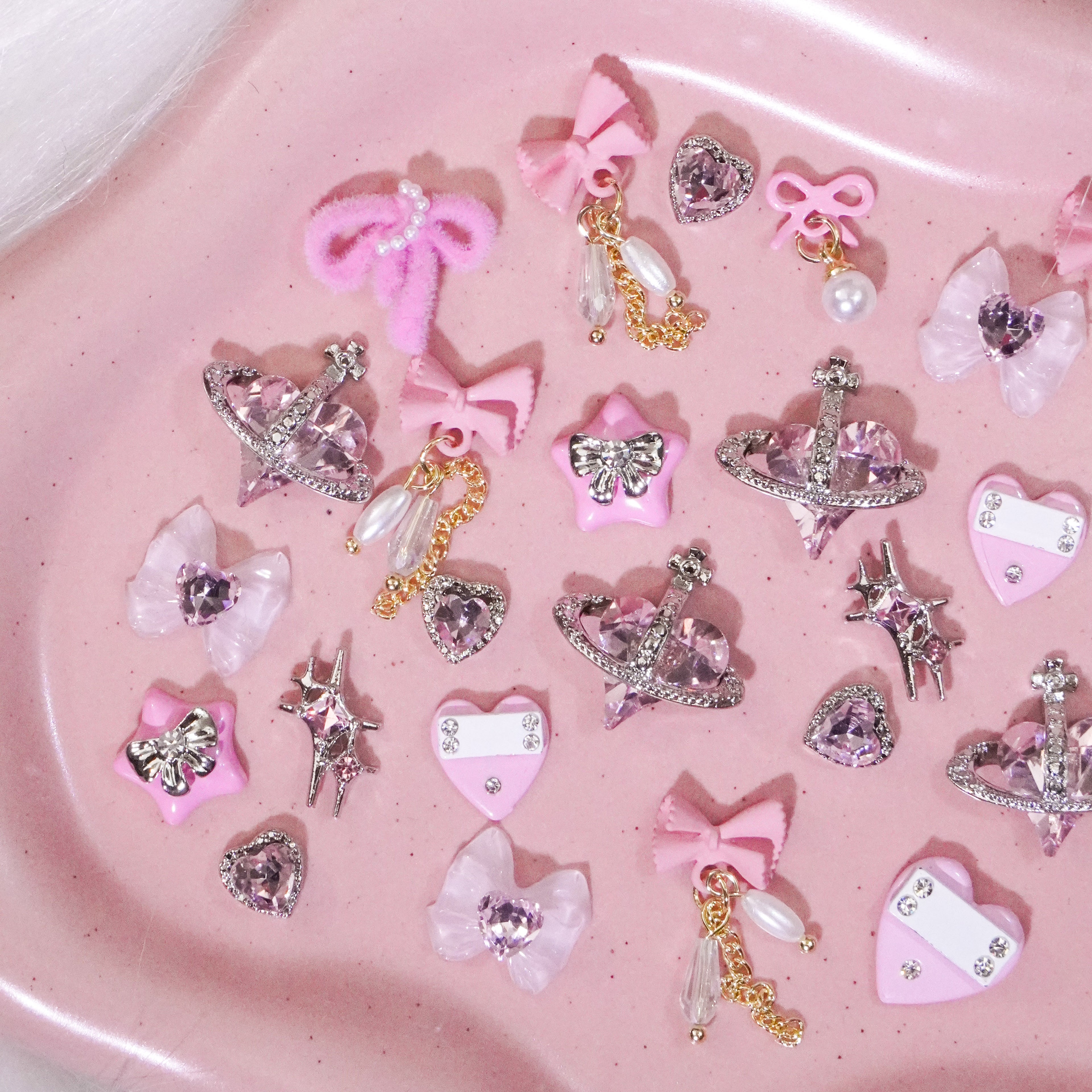 Pink Punk-Shine Shine DIY Metal Nail Charms