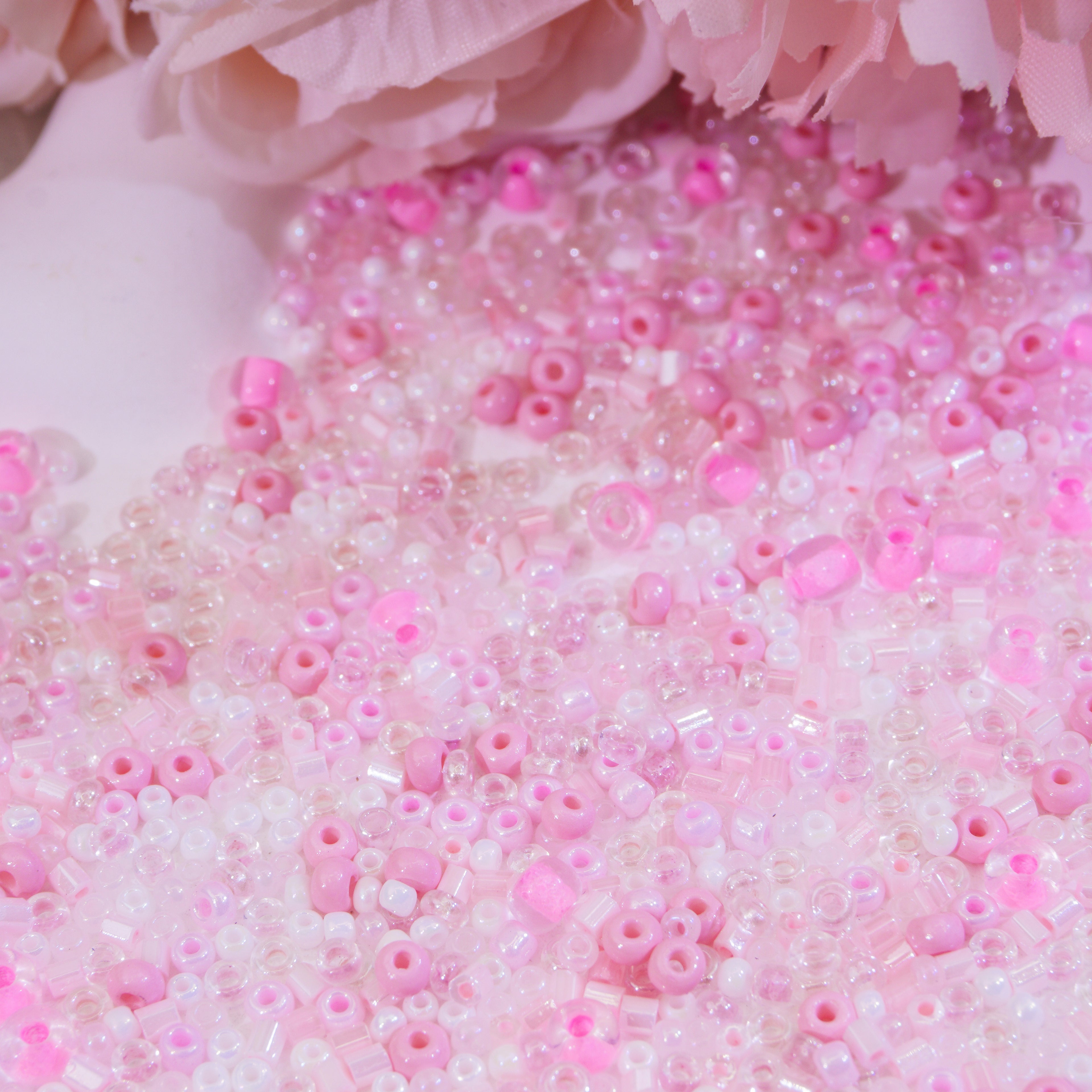 Cream Soda - mini cuentas de semillas