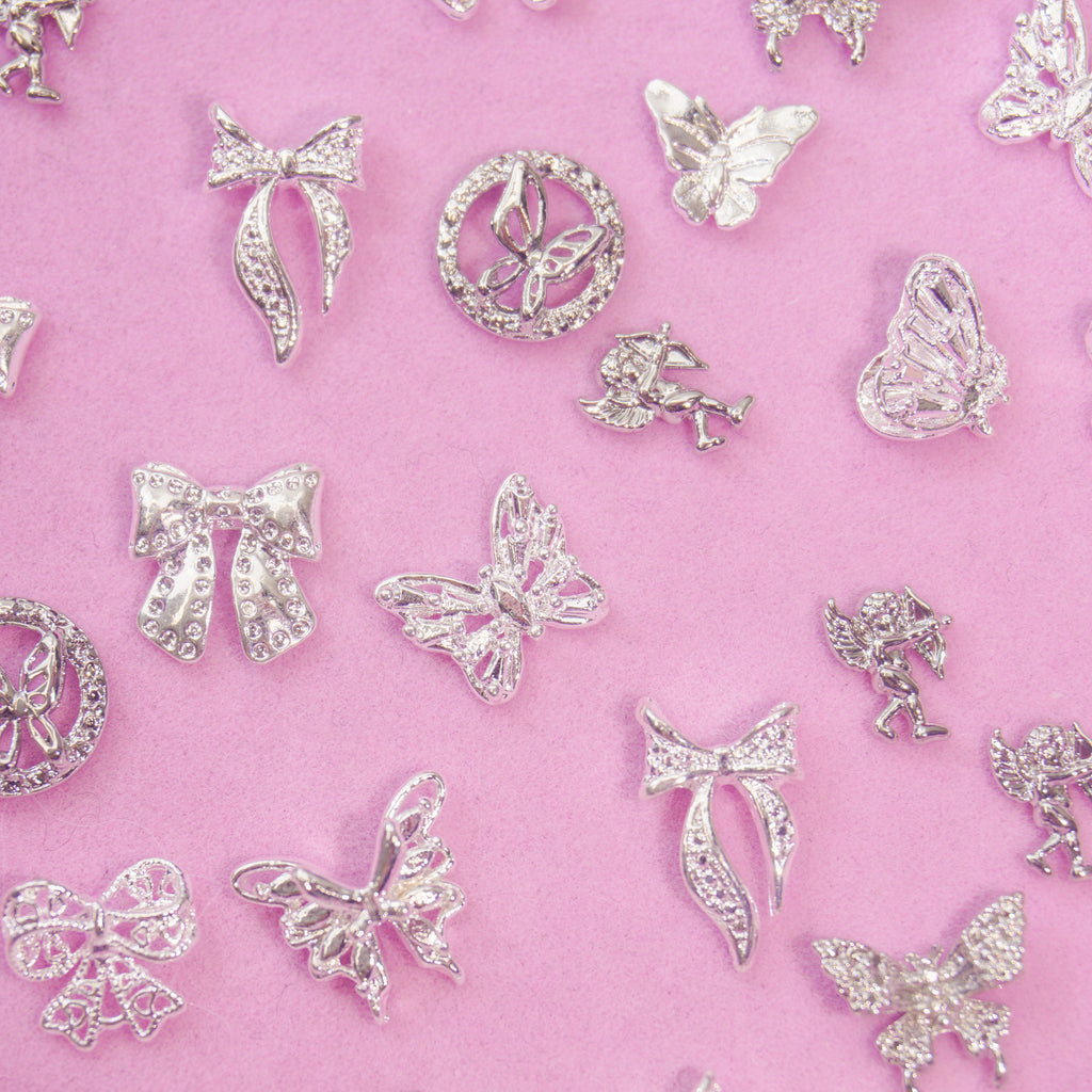 Moonlit Butterfly-Shine Shine DIY Metal Nail Charms
